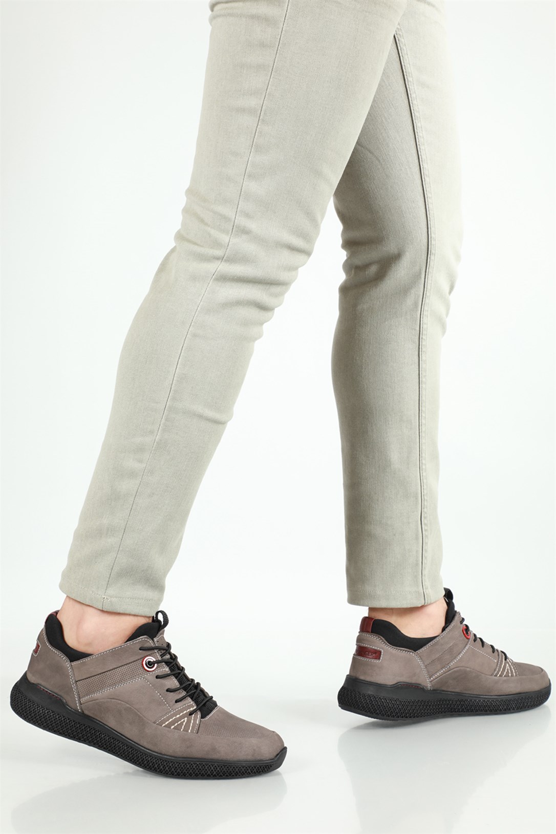 Deri Rahat Comfort Toupe Nubuk Erkek Ayakkabı 5362 Erkek Günlük Ayakkabı Voyager VOYAGER 5362 MER Casual