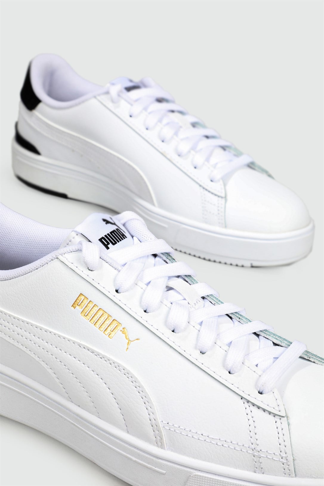 Deri Rahat Taban Günlük Beyaz Siyah Erkek Spor Ayakkabı 380188-02 Erkek Koşu & Yürüyüş Puma PUMA 380188-02 MER SERVE PRO