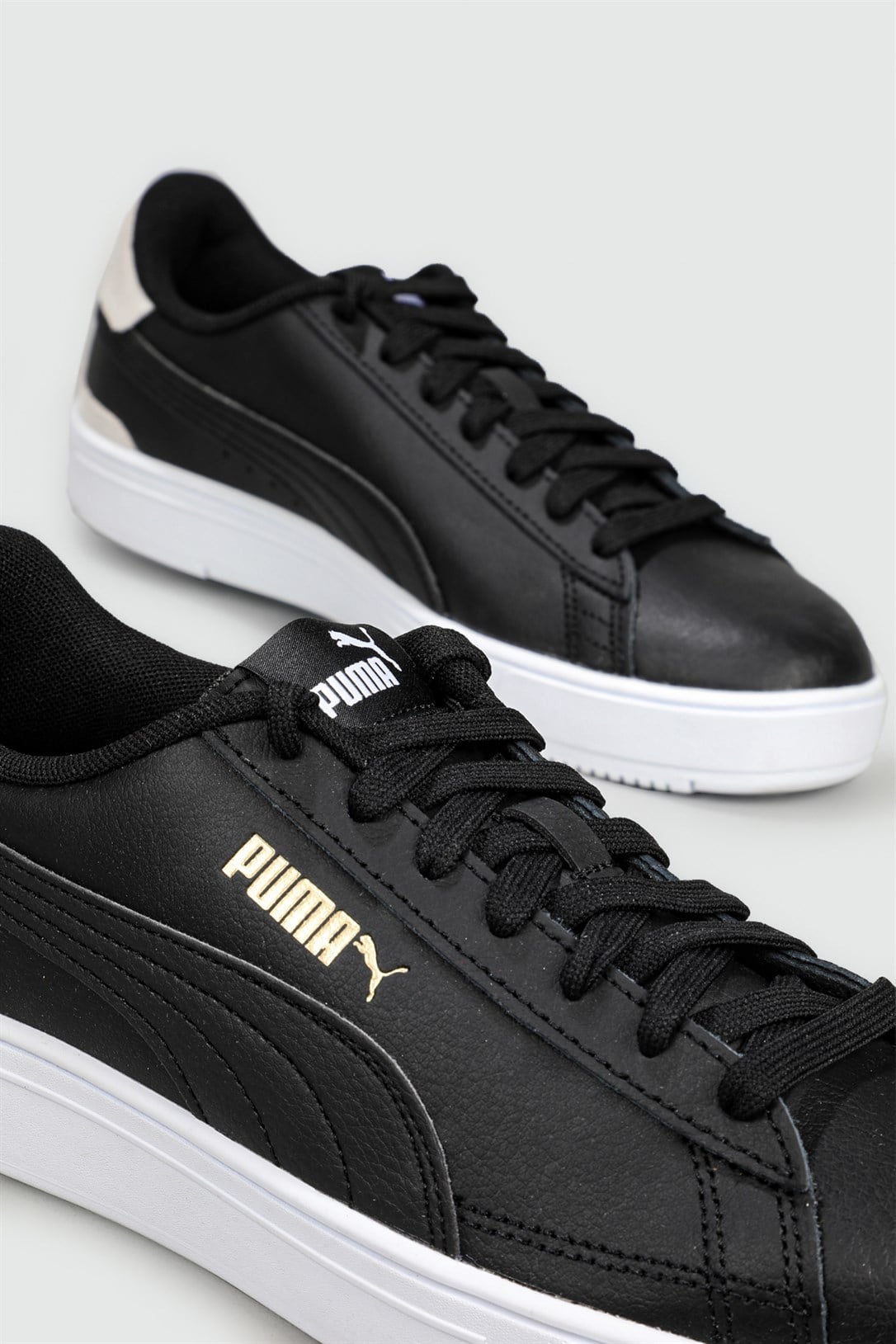 Deri Rahat Taban Günlük Siyah Beyaz Erkek Spor Ayakkabı 380188-04 Erkek Koşu & Yürüyüş Puma PUMA 380188-04 MER SERVE