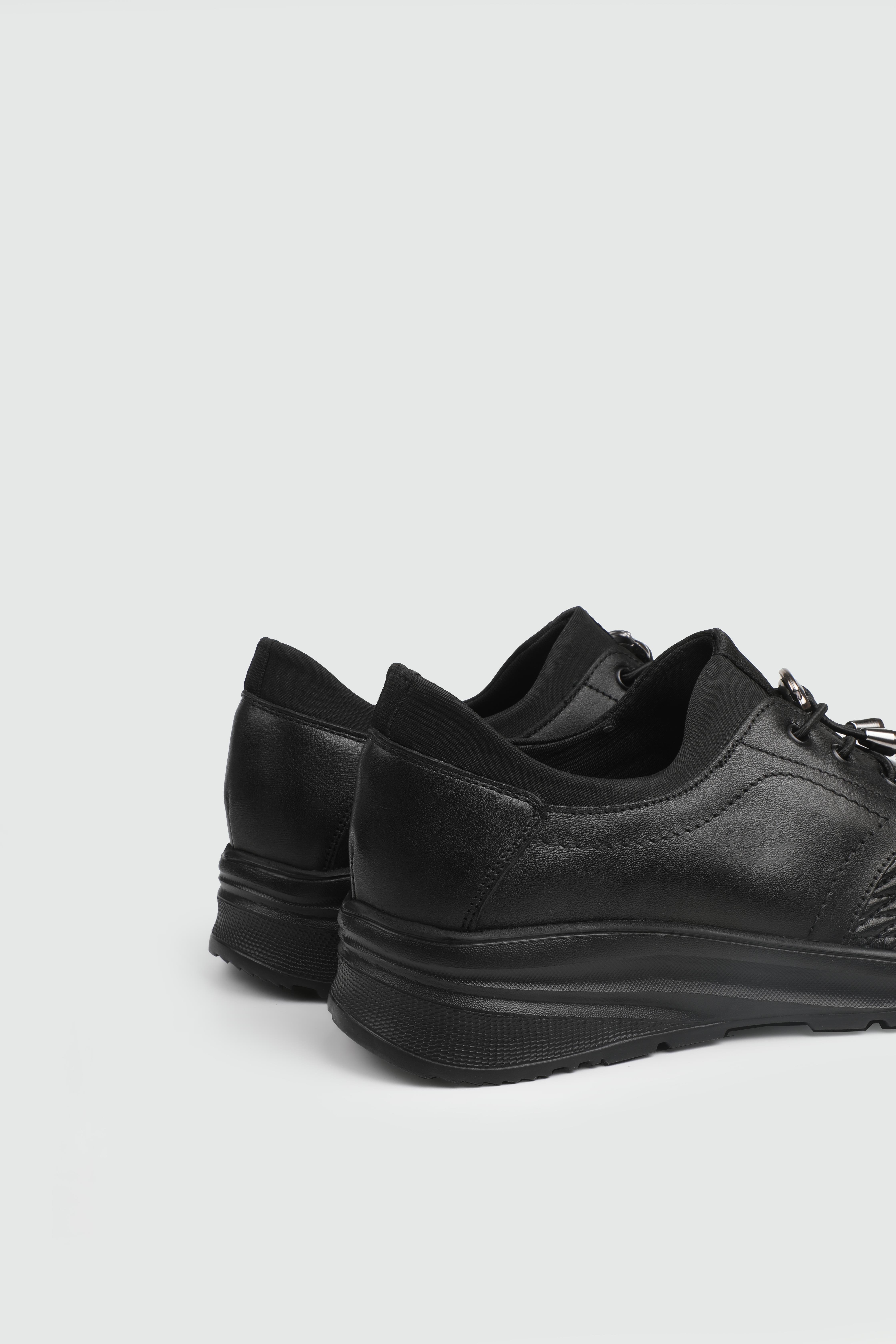 Deri Rahat Taban Günlük Siyah Kadın Ayakkabı MR-057 Kadın Rahat / Confort Anatomik Cıtyzen Cityzen MR-057 Kadın 25Y