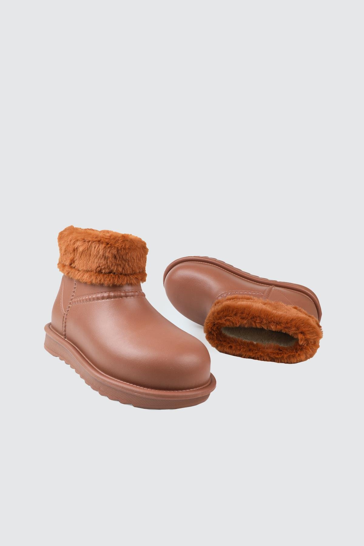 Düz Taban Bağsız Taba Kürklü Kadın Bot Umaç 2025 Kadın 25K Kadın Kar Botu umaç Umaç 2025 Kadın 25K