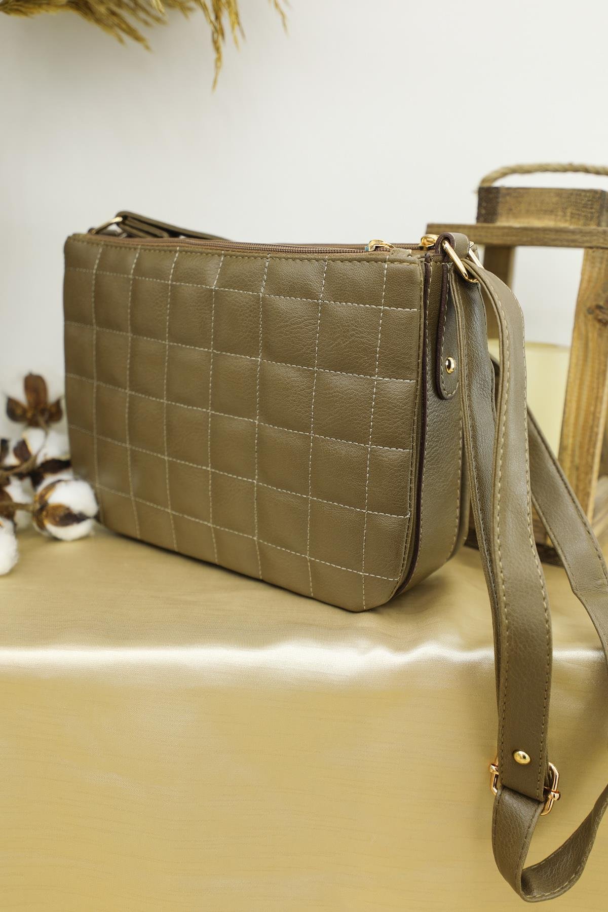 El Ve Omuz Askılı Vizon Kadın Çanta 1073 Omuz Çantası Varona 2877342