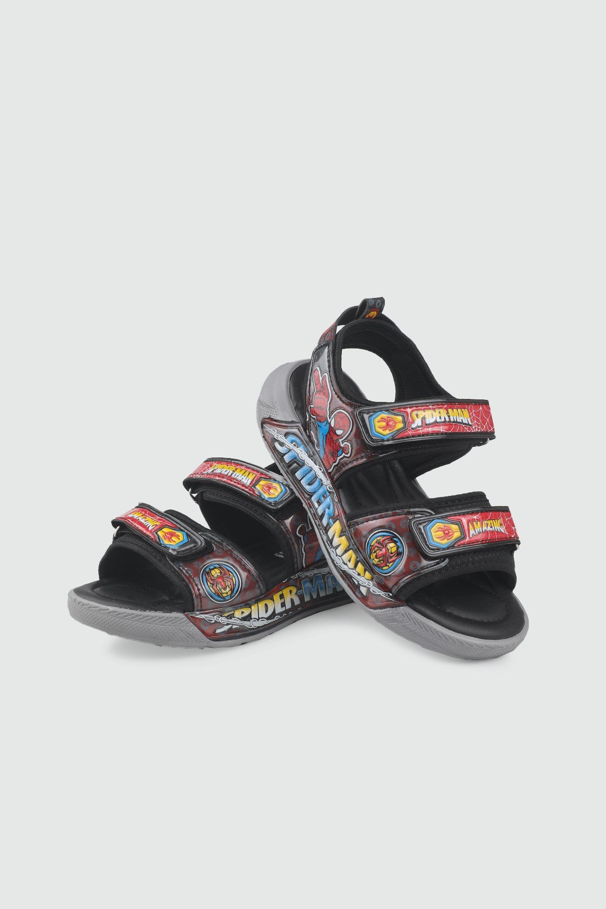Emojili Detaylı Çocuk Günlük Sandalet Siyah Çocuk Sandalet Butiqe 26Y-3802 F Çocuk Sandalet Butiqe Butiqe 26Y-3802 FİLET