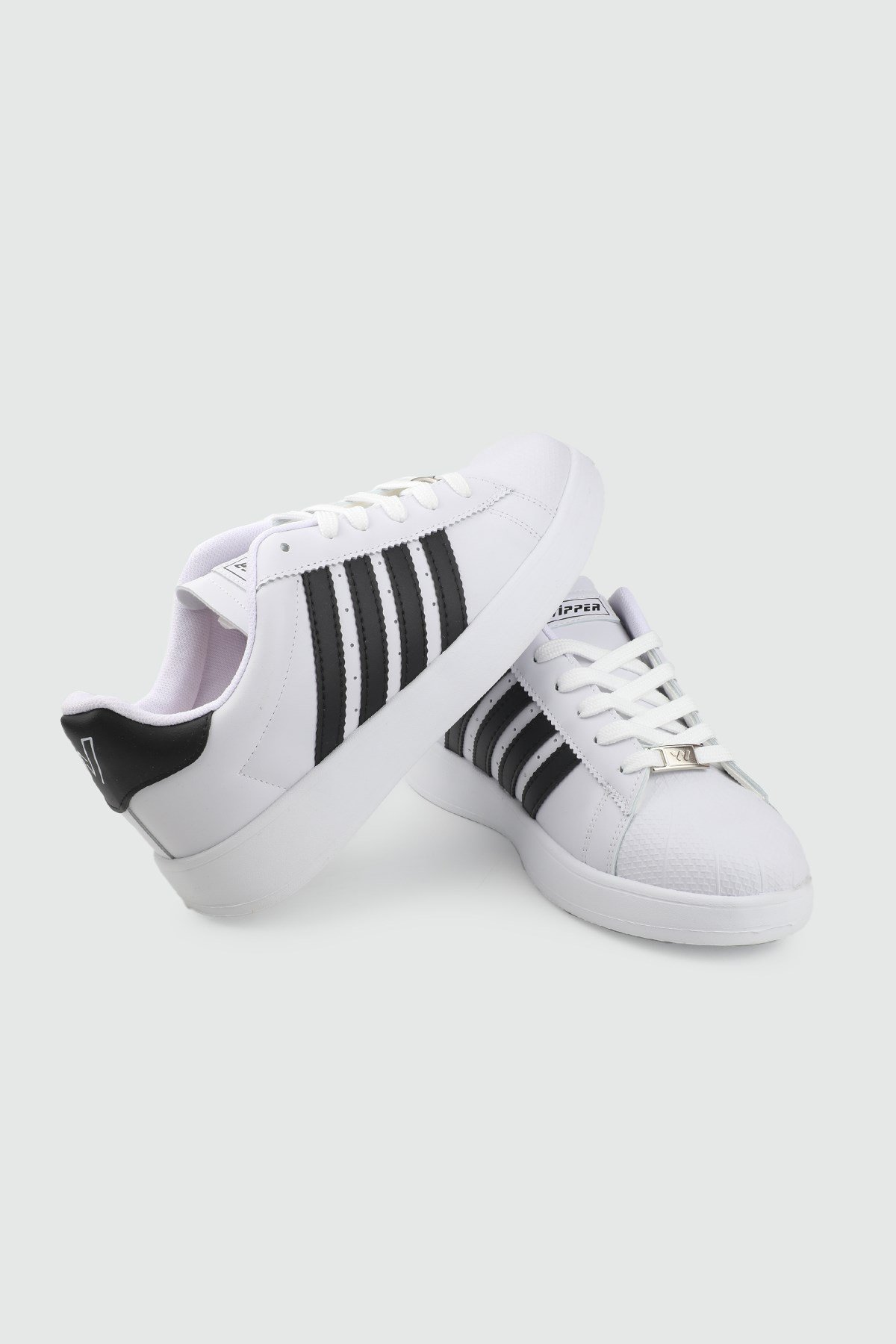 Erkek Spor Ayakkabı Beyaz Siyah Erkek Günlük Sneaker WİPPER 035 Erkek Sneaker Wipper WİPPER 035 CİLT MER SPOR