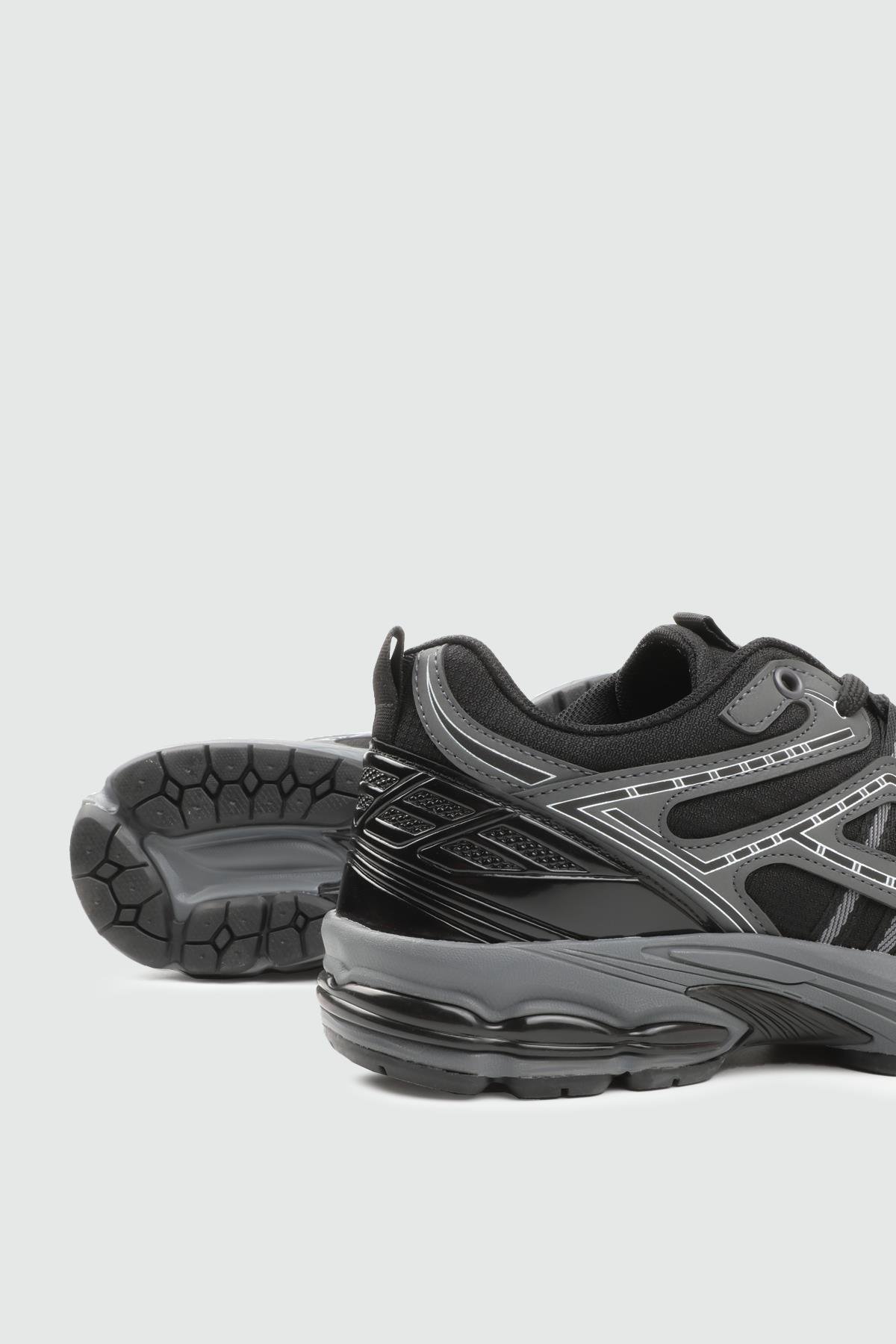 erkek spor ayakkabı Siyah Füme Erkek Spor Ayakkabı 2945 Kategorisiz Wickers WİCKERS 25K 2945 MER SPOR