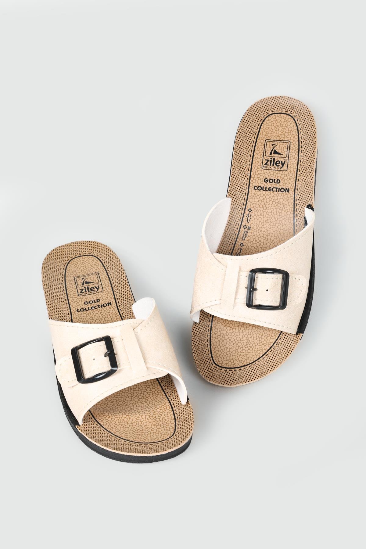 Ev İçi Bej Kadın Terlik 0042 Kategorisiz Gezer 2350515