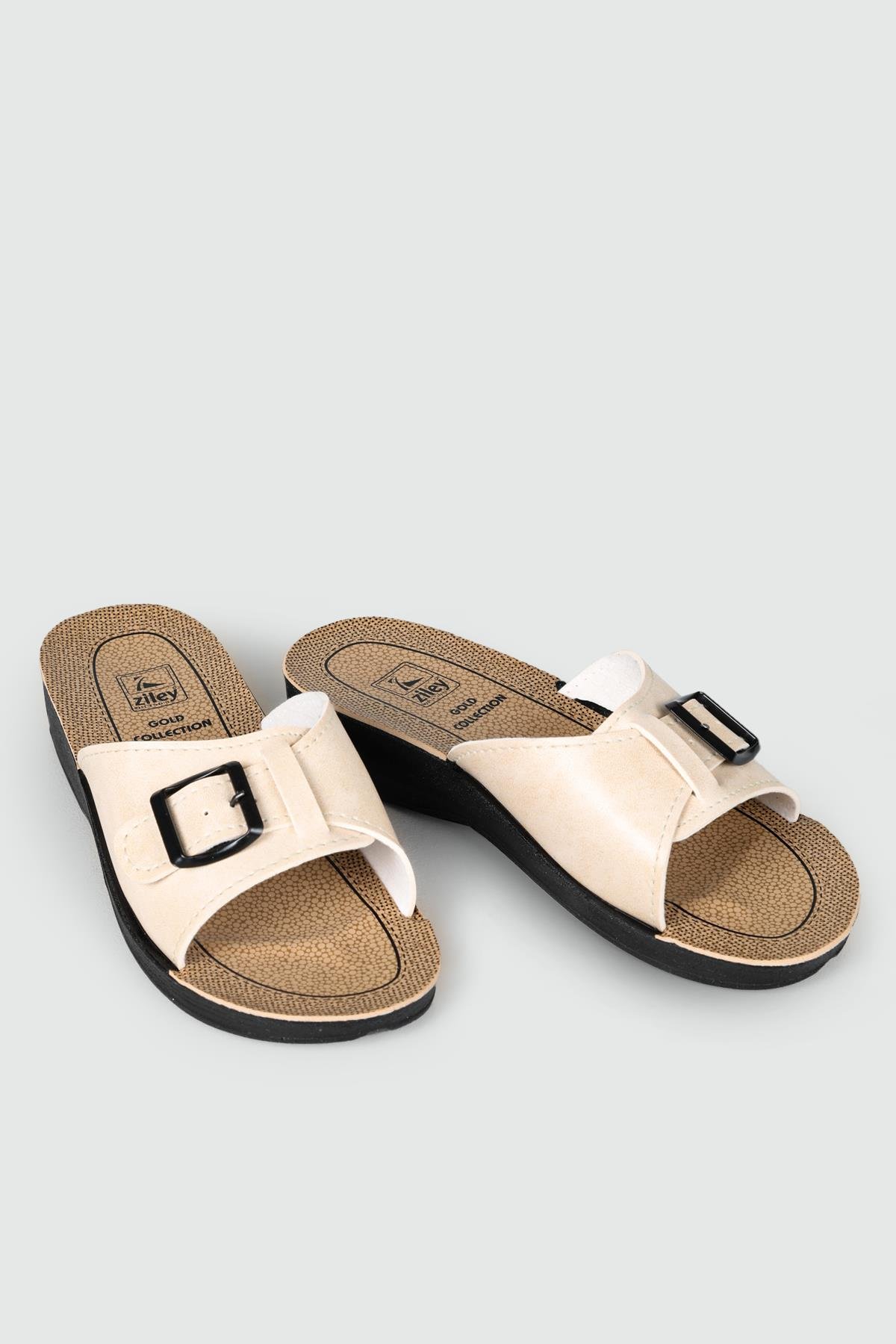 Ev İçi Bej Kadın Terlik 0042 Kategorisiz Gezer 2350515