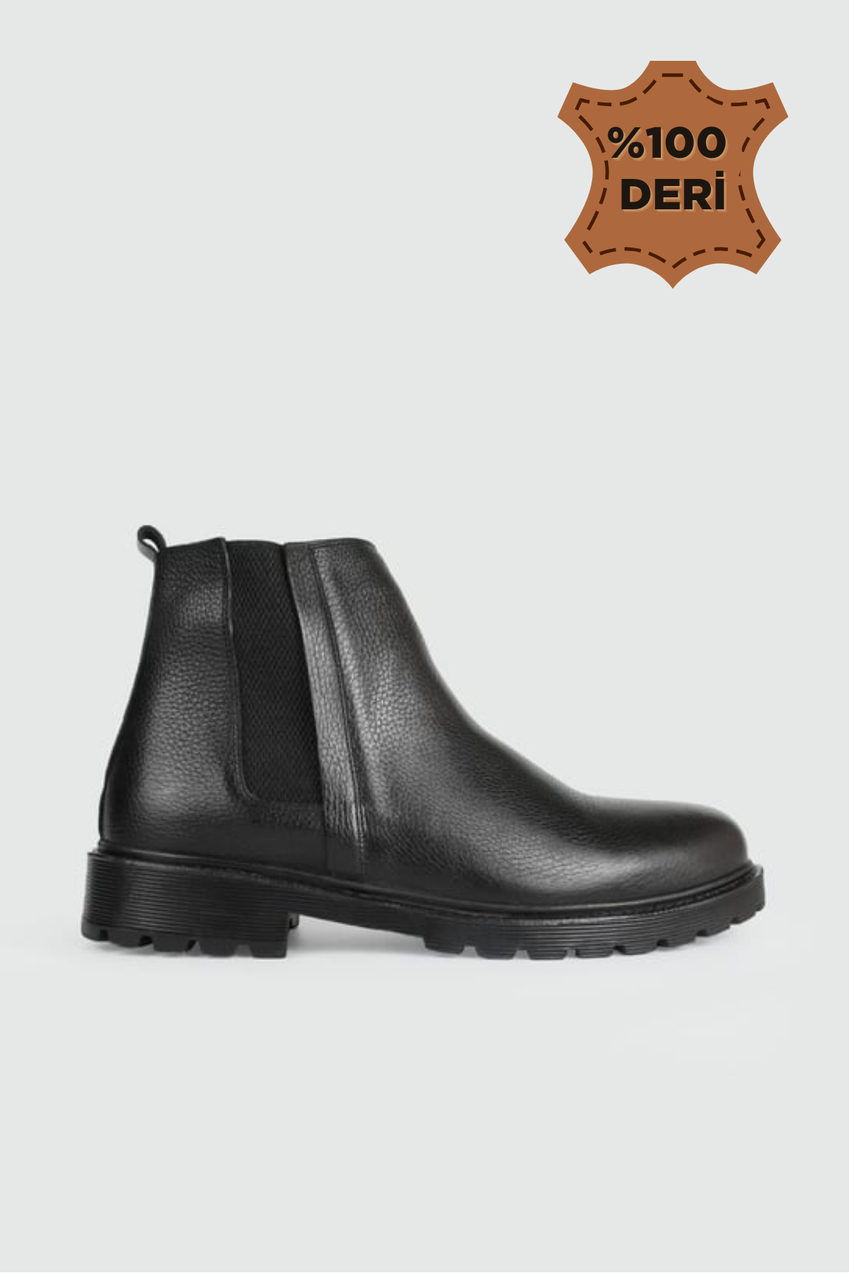 Fermuarlı Günlük Deri Siyah Floter  238-020 Erkek Klasik Bot Wow Plus AYHAN 238-020 LST. FER. DÜZ