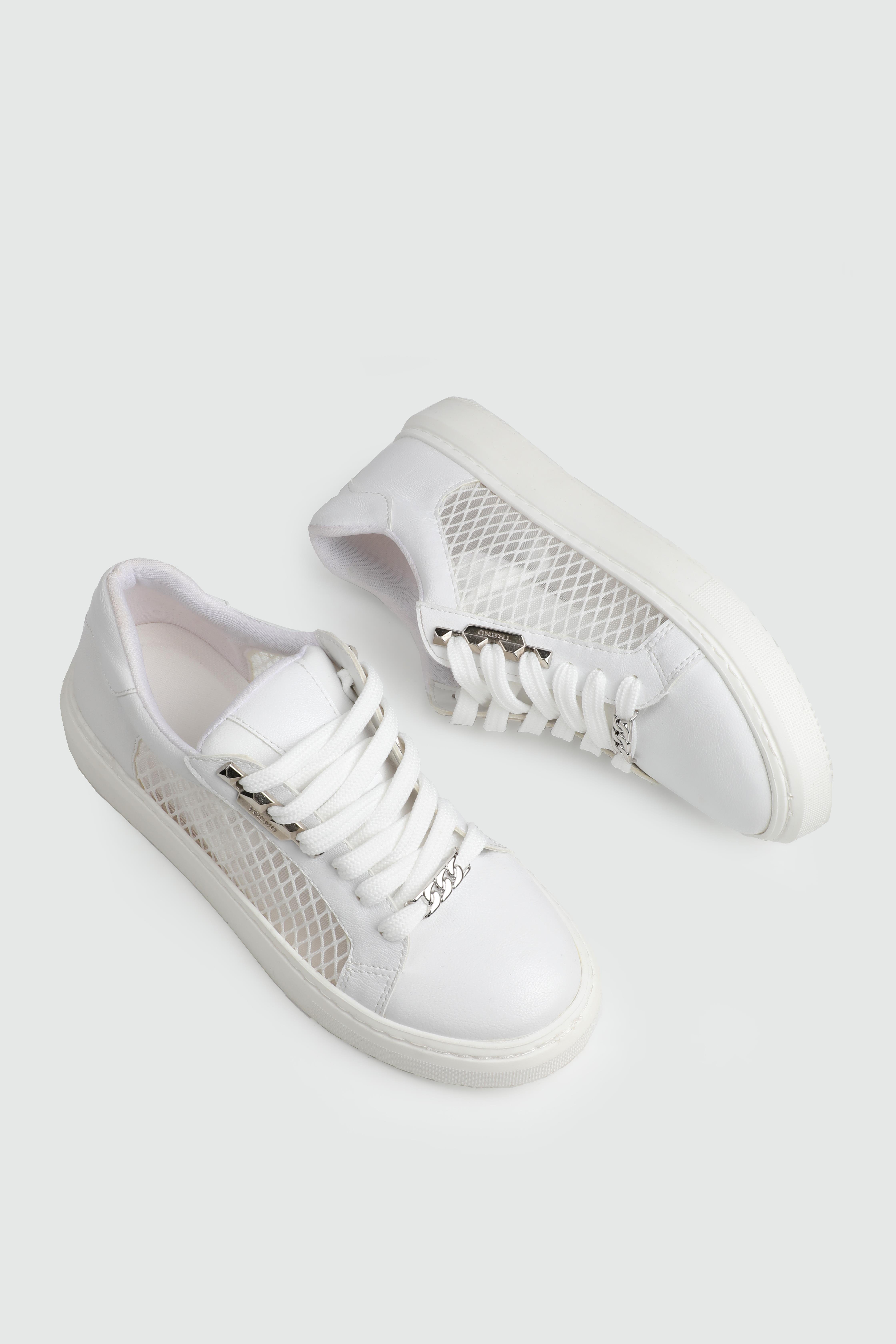 Fileli Beyaz Günlük rahat kadın ayakkabı PİNK 090 Kadın Günlük Ayakkabı PİNK UMAÇ My Bella Pink 090 Kadın 25Y