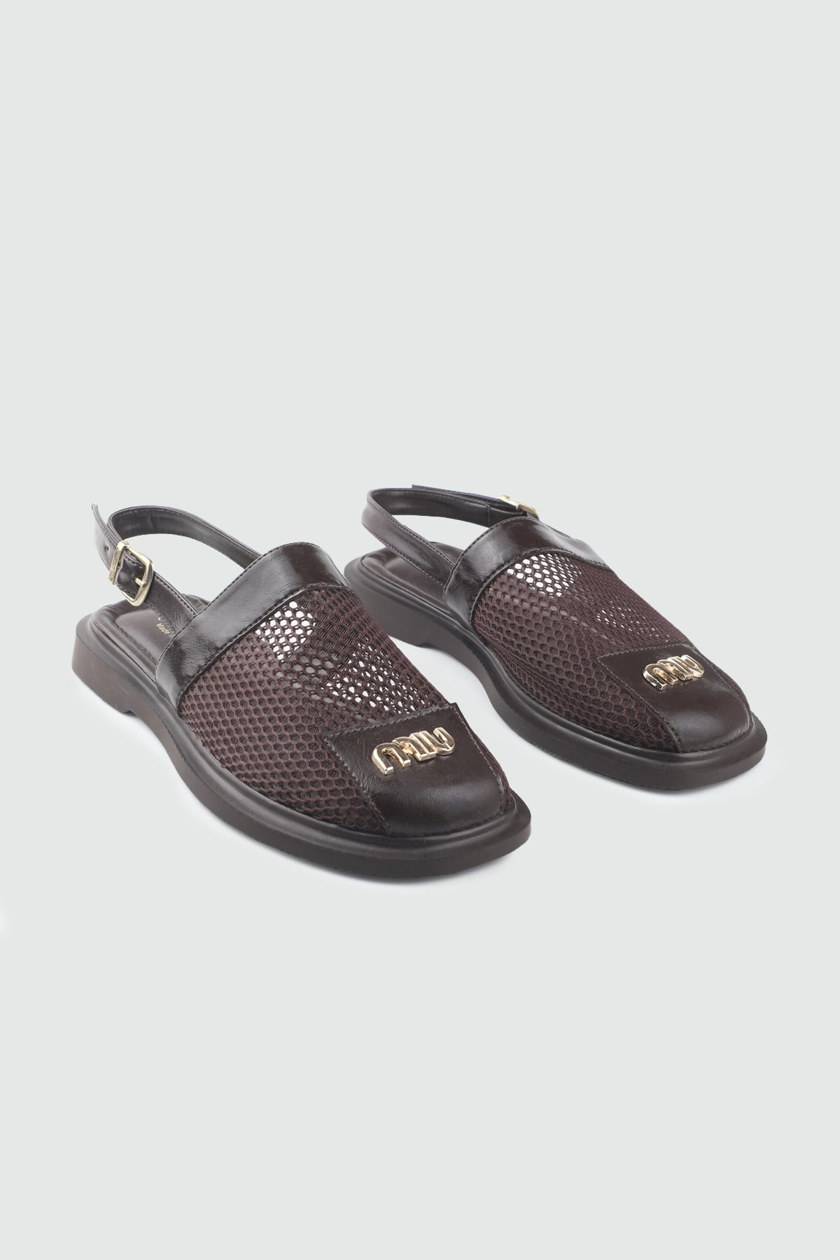 Fileli Toka Detaylı Sandalet Kahve Rustik Kadın Sandalet My Bella S-26490 Kadın Alçak Topuklu MY BELLA My Bella S-26490 Kadın 26Y