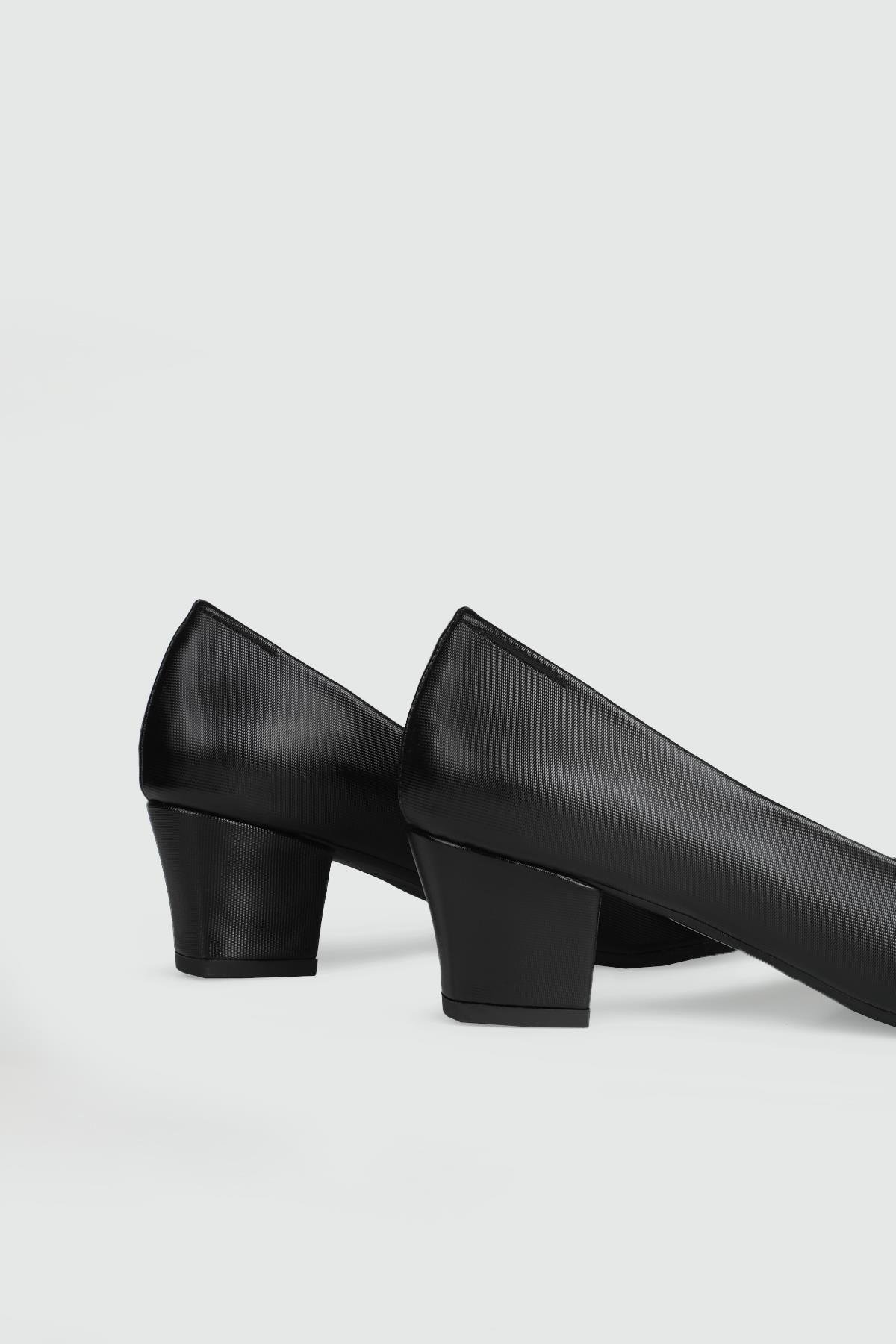 Fiyonklu Günlük Rahat Siyah Kadın Ayakkabı MF-8628 Kadın Alçak Topuklu MyBella MYBELLA  MF-8628 Kadın 25Y