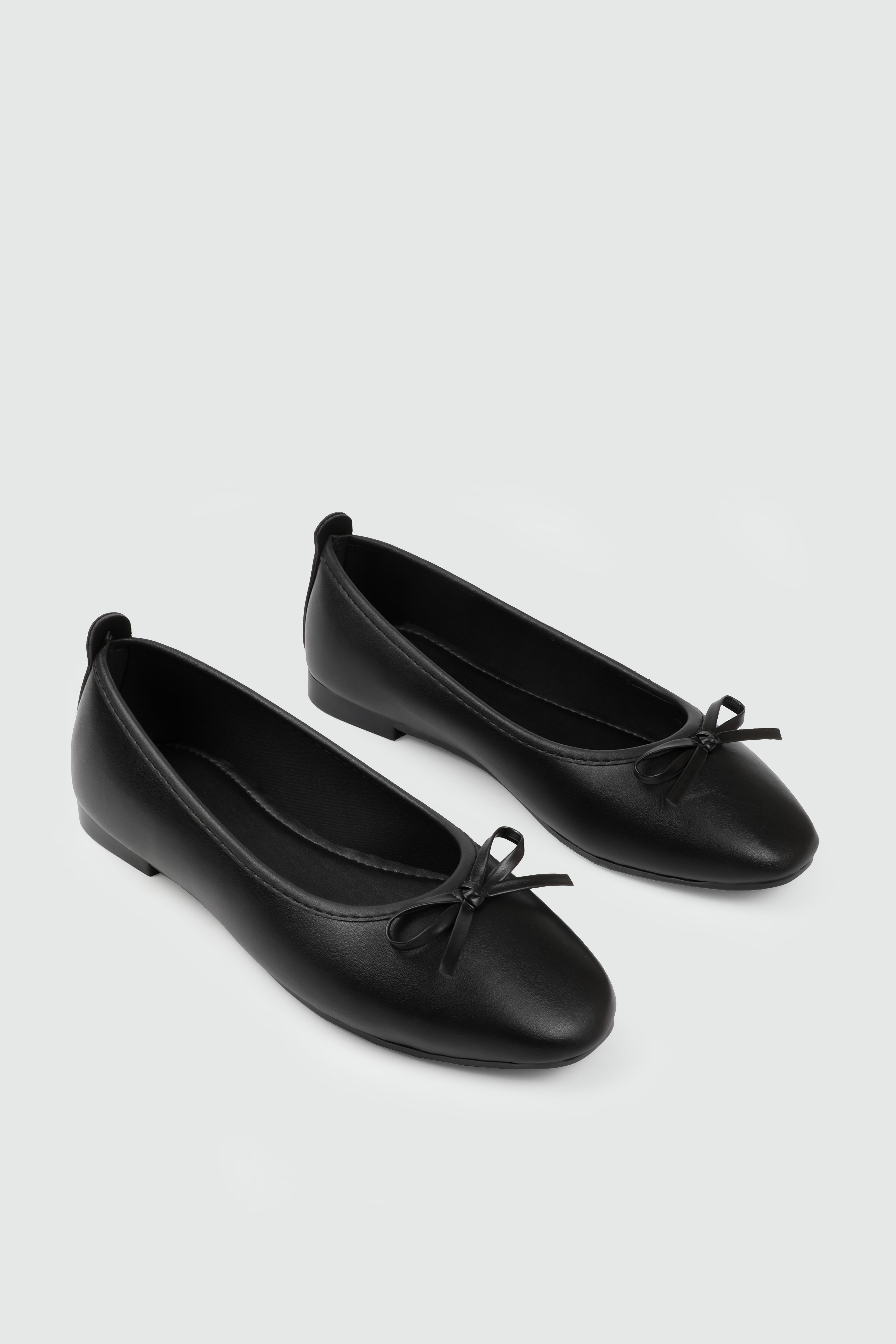 Fiyonklu Günlük Rahat Siyah Kadın Ayakkabı SDY-112 Kadın Babet MyBella My Bella SDY-112 Kadın 25Y