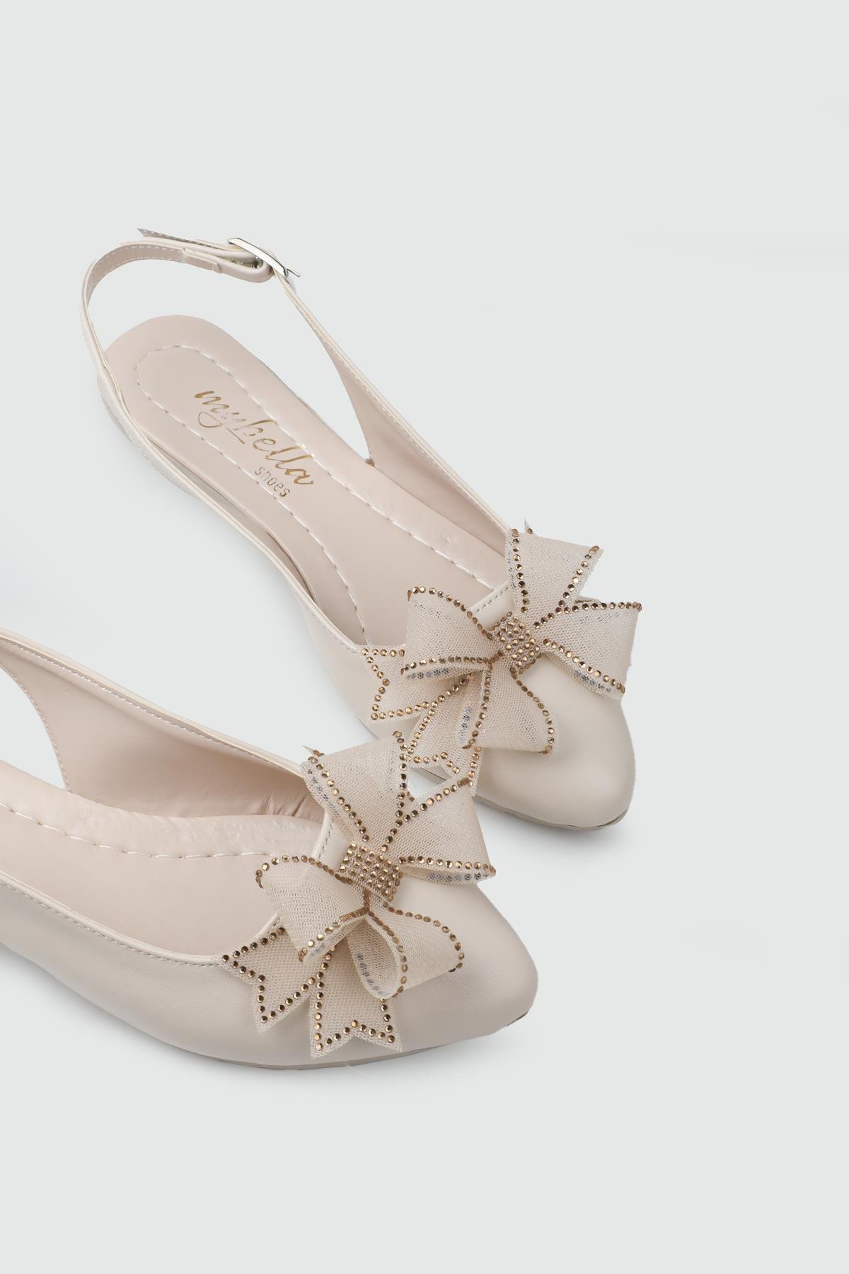 Fiyonklu Günlük Rahat Ten Babet ŞM-3045 Kadın Babet Carla Bella My Bella ŞM-3045 Kadın 25Y