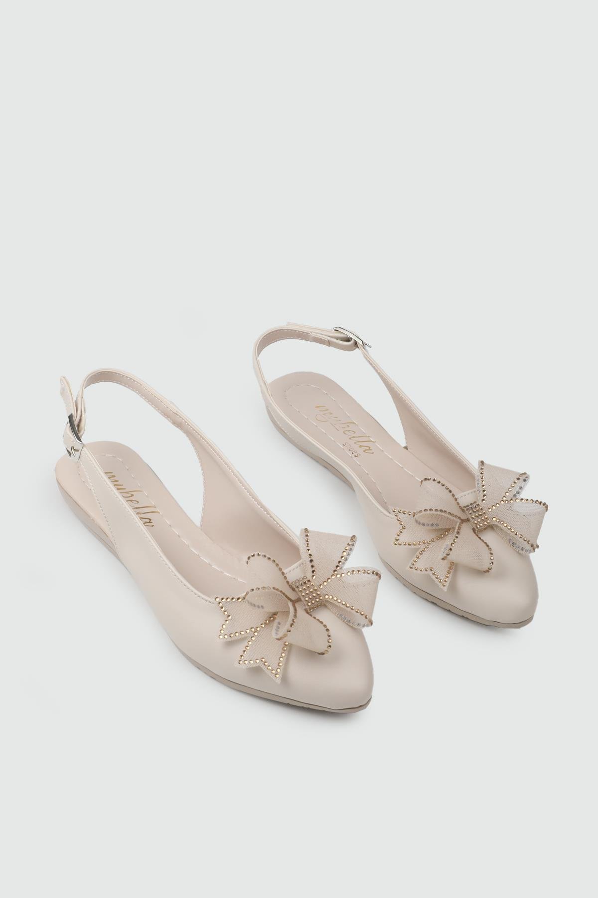 Fiyonklu Günlük Rahat Ten Babet ŞM-3045 Kadın Babet Carla Bella My Bella ŞM-3045 Kadın 25Y