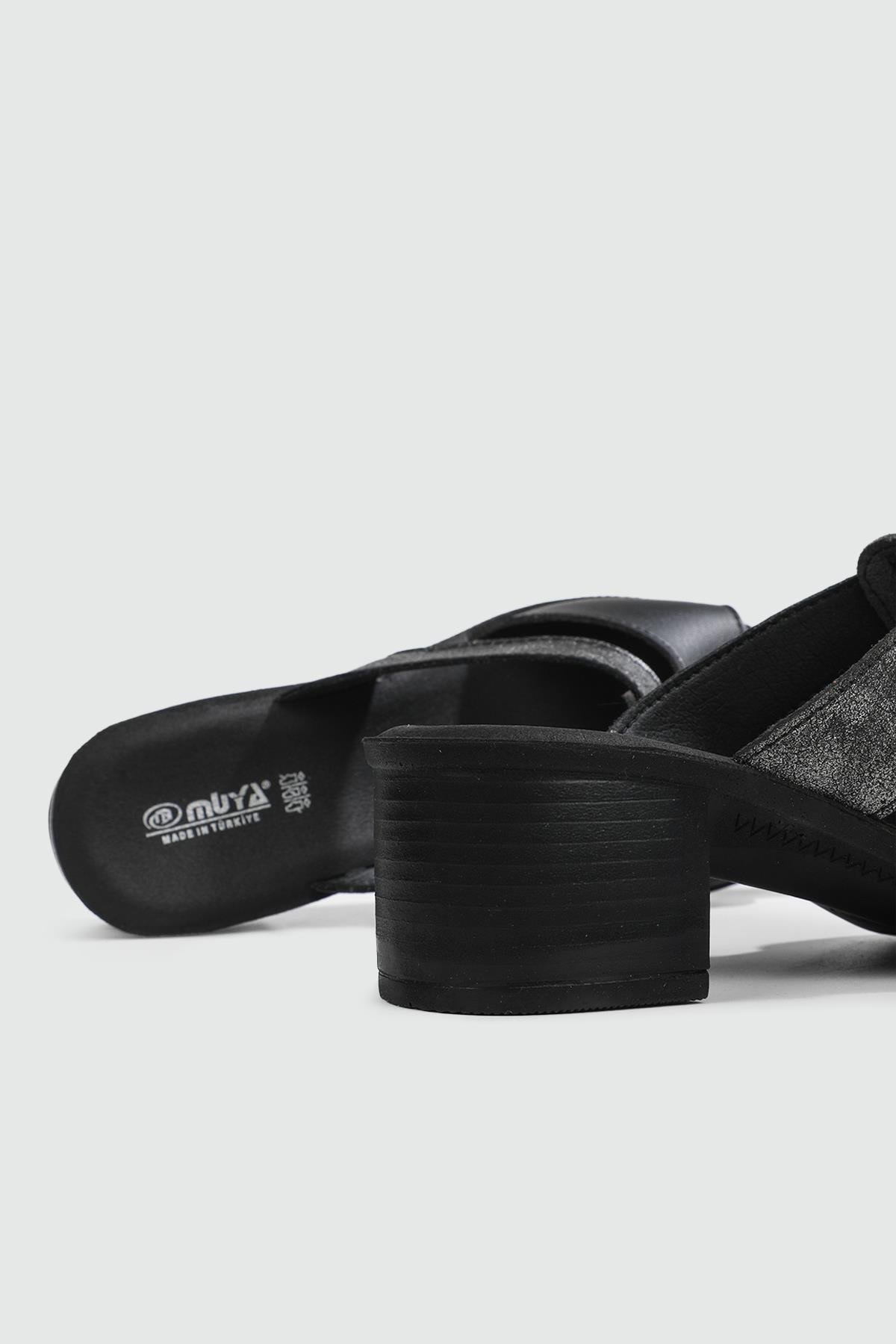 Günlük Anatomik İç Taban Siyah Kadın Terlik CERİA Kadın Günlük Terlik Muya MUYA 31010 CERİA ZEN TERLİK