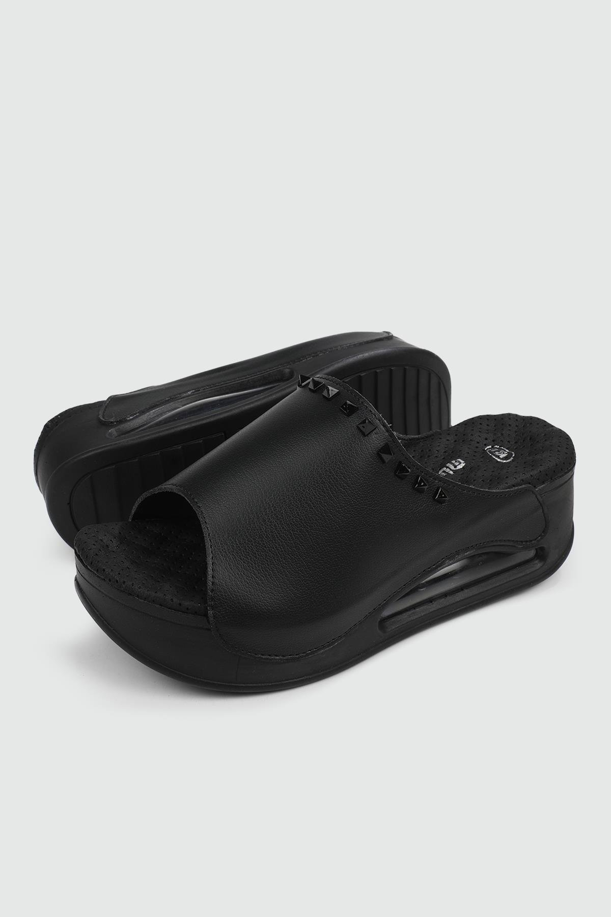 Günlük Anatomik İç Taban Siyah Kadın Terlik GEMA Kadın Günlük Terlik Muya MUYA 31211 Gema ZEN TERLİK