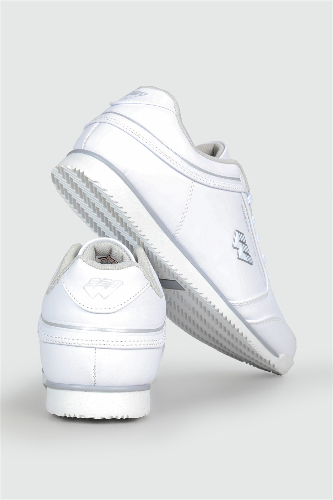 Günlük Bağcıklı Beyaz Gümüş Erkek Spor Ayakkabı 1775 Erkek Günlük Spor Ayakkabı Wickers WİCKERS 1775 MER SPOR 22K