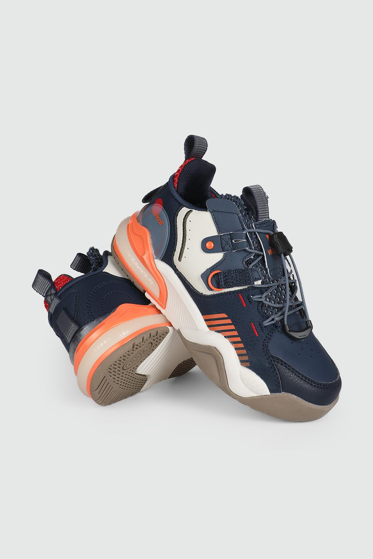 Günlük Bağcıklı Lacivert Çocuk Bot 322 Çocuk bot & Çizme Vicco VİCCO 322 FİLET 24K