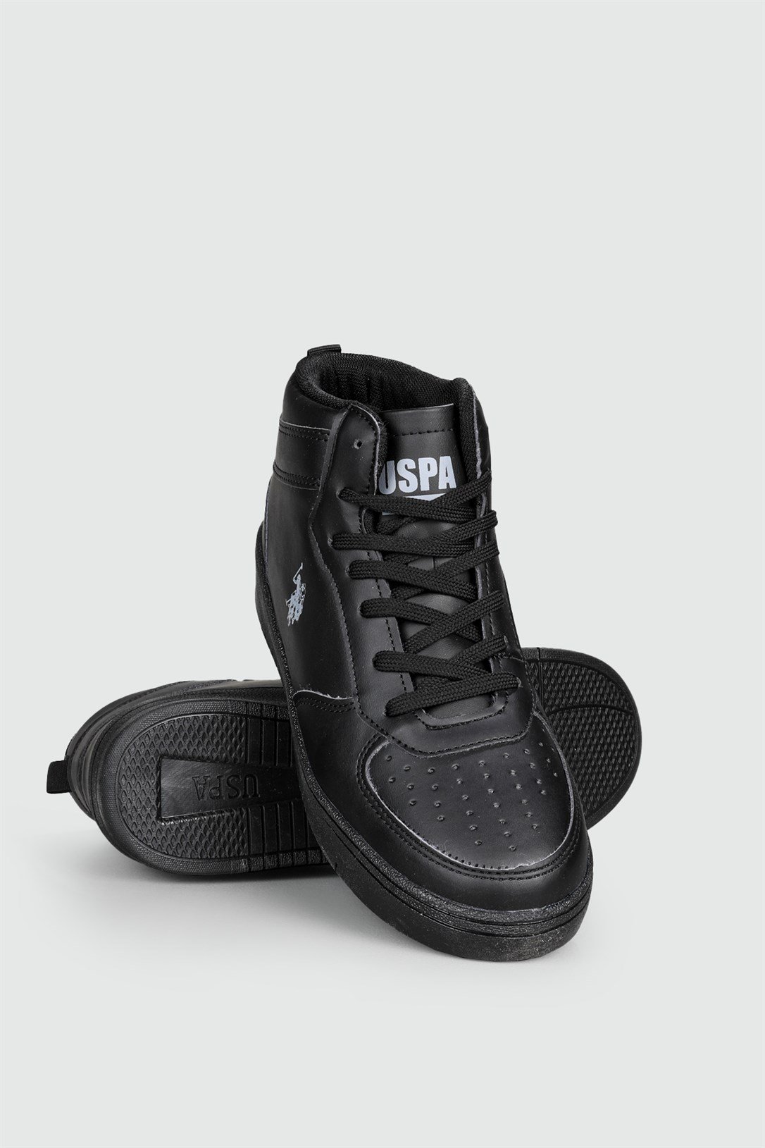 Günlük Bağcıklı Siyah Erkek Spor Ayakkabı ARISTO HI Erkek Günlük Spor Ayakkabı U.S Polo U.S POLO ARISTO HI MER SPOR