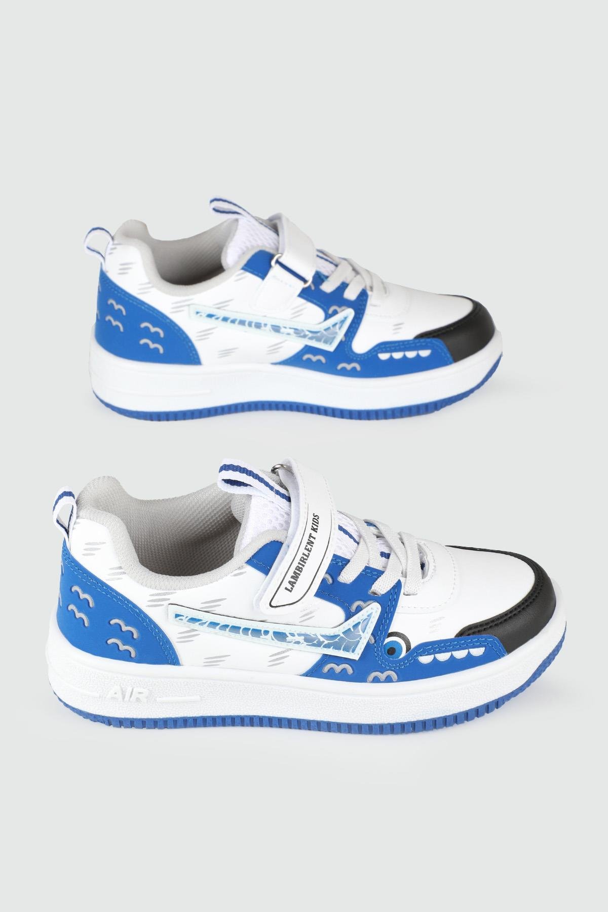Günlük Beyaz Sax Çocuk Spor Ayakkabı 033 Çocuk basketbol Lambırlent LAMBIRLENT 033 FİLET 24K