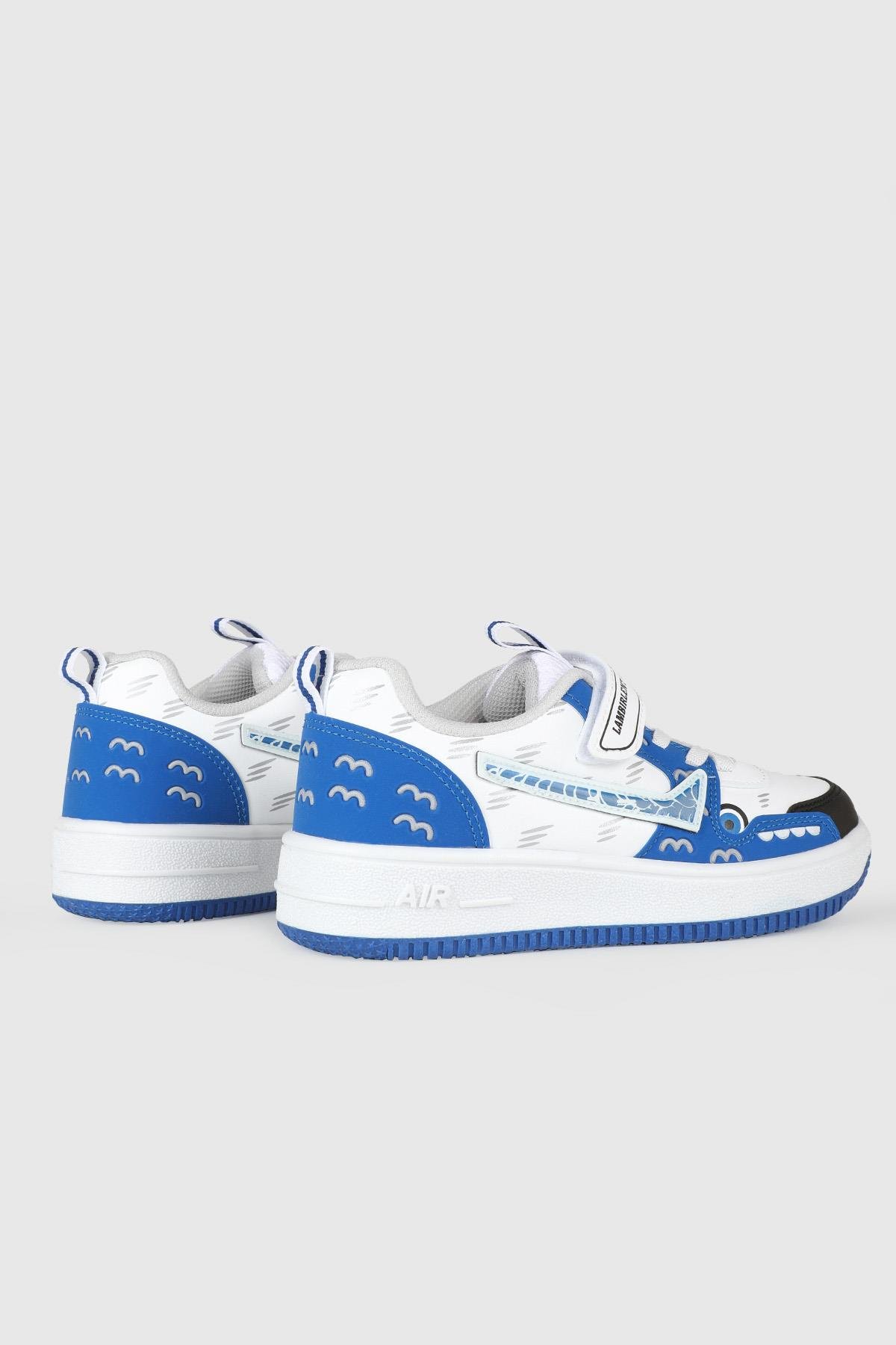 Günlük Beyaz Sax Çocuk Spor Ayakkabı 033 Çocuk basketbol Lambırlent LAMBIRLENT 033 FİLET 24K