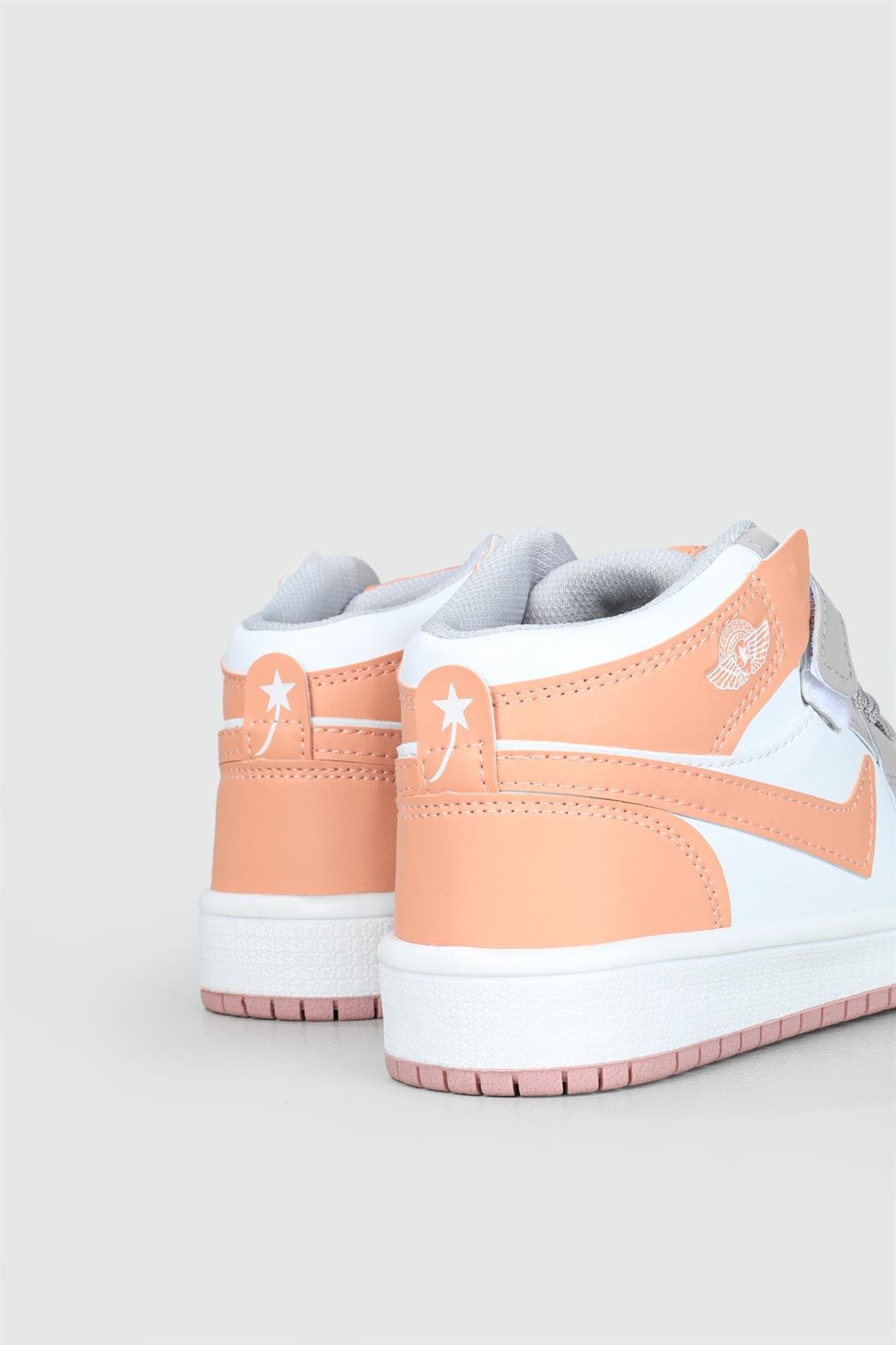 Günlük Buz Beyaz Pudra Çocuk Spor Ayakkabı 8070 Çocuk basketbol Lambırlent LAMBIRLENT 8070 FİLET BASKET