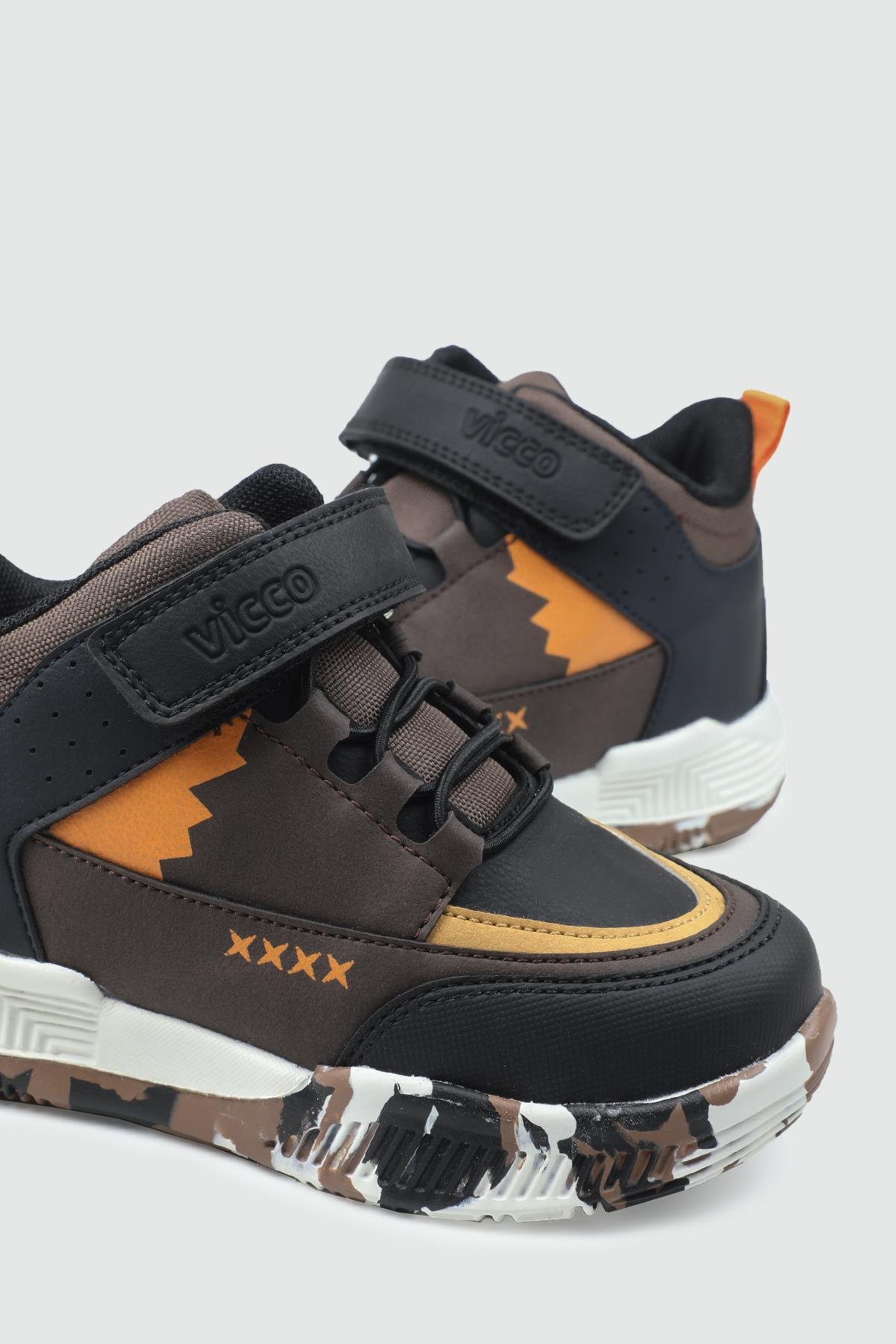 günlük cırtlı bagcıklı Kahve Çocuk Ayakkabı 415 Çocuk Günlük Ayakkabı Vicco VİCCO 415 ALTAY PATİK 25K