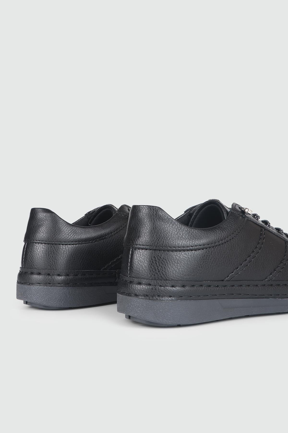 Günlük Deri Siyah Kadın Ayakkabı BH-3200 Kadın Günlük Ayakkabı Cıtyzen My Bella BH-3200 KADIN 24K