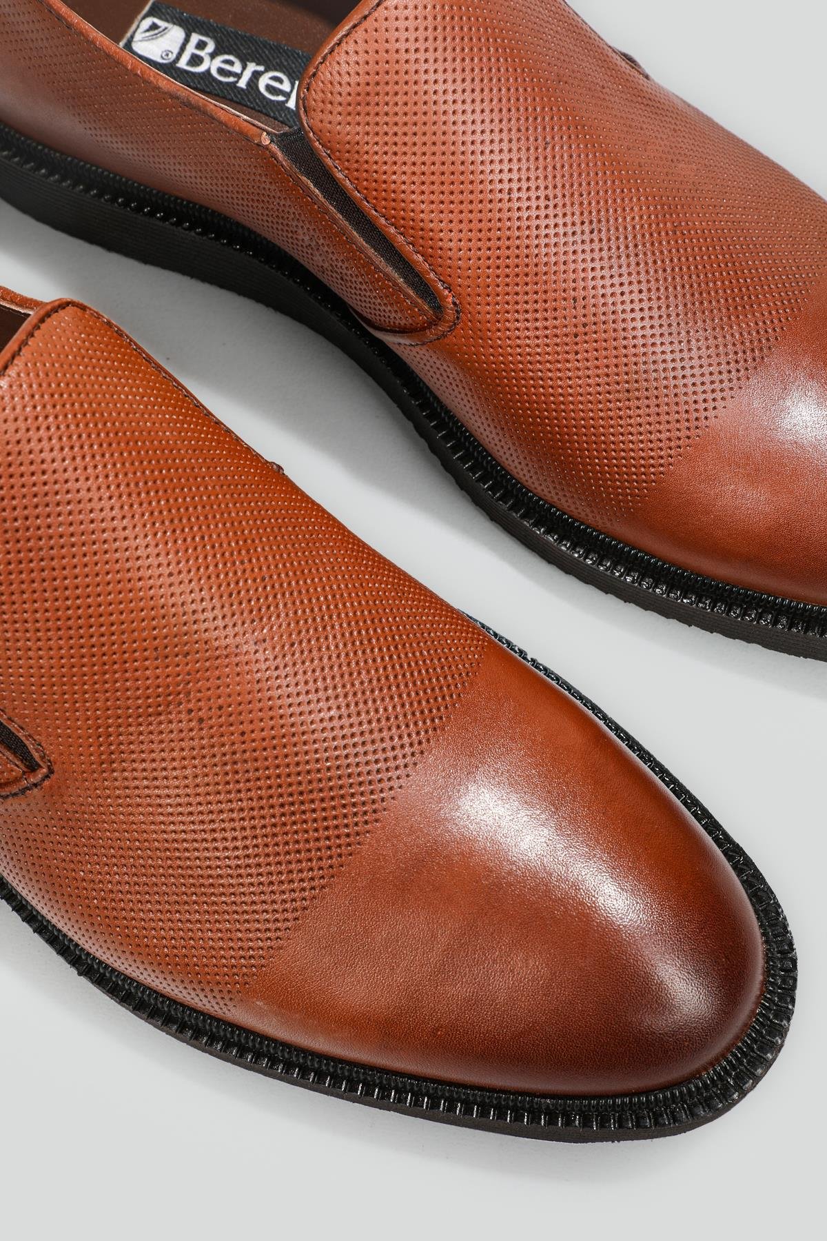 Günlük Deri Taba Erkek Ayakkabı 671 Erkek Günlük Ayakkabı Berenni BERENNİ 671 MER POLİ AYAK