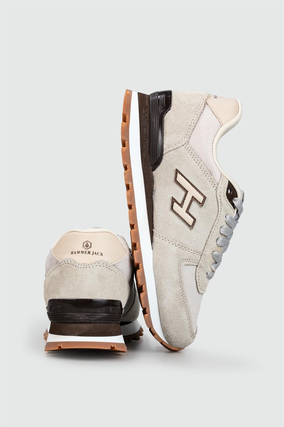 Günlük Koşu Yürüyüş Bej Kahve Unisex Spor Ayakkabı PERU Unisex Günlük Spor Ayakkabı Hammer Jack HAMMER JACK PERU GAR