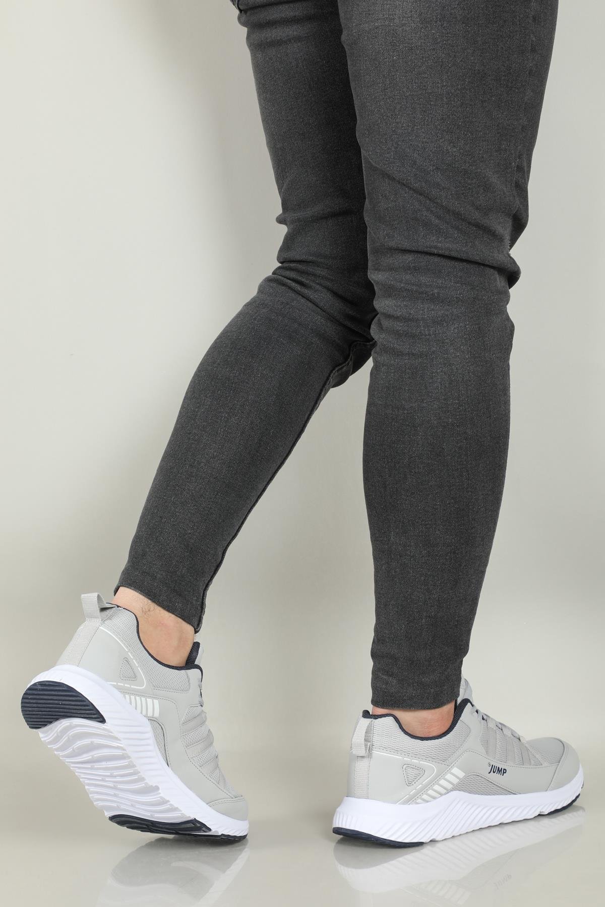 Günlük Koşu Yürüyüş Gri Laci Erkek Spor Ayakkabı 24865 Erkek Günlük Spor Ayakkabı Jump JUMP 24865 MER