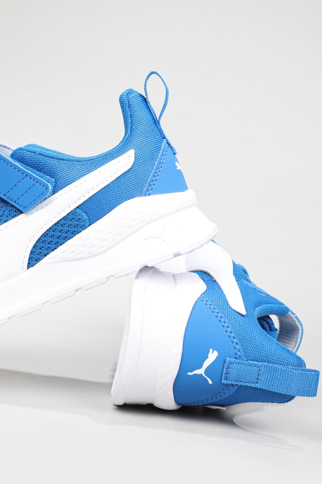 Günlük Koşu Yürüyüş Sax Mavi Beyaz Çocuk Spor Ayakkabı 372009-20 Çocuk Koşu / Yürüyüş Puma PUMA 372009-20 PAT FLT