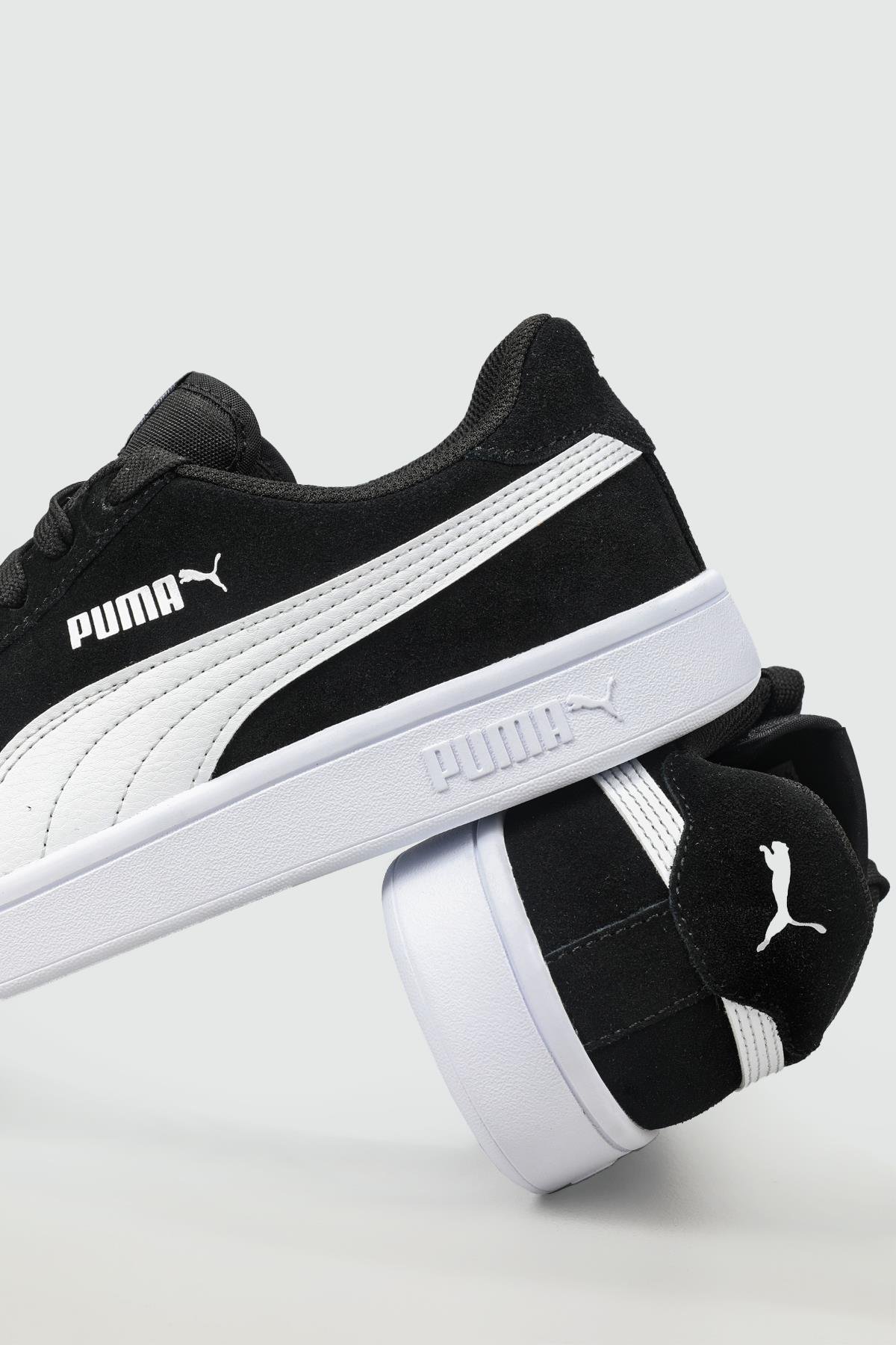 Günlük Koşu Yürüyüş Siyah Beyaz Nubuk Erkek Spor Ayakkabı 364989-01 Erkek Koşu / yürüyüş Puma PUMA 364989-01 SMASH 22K