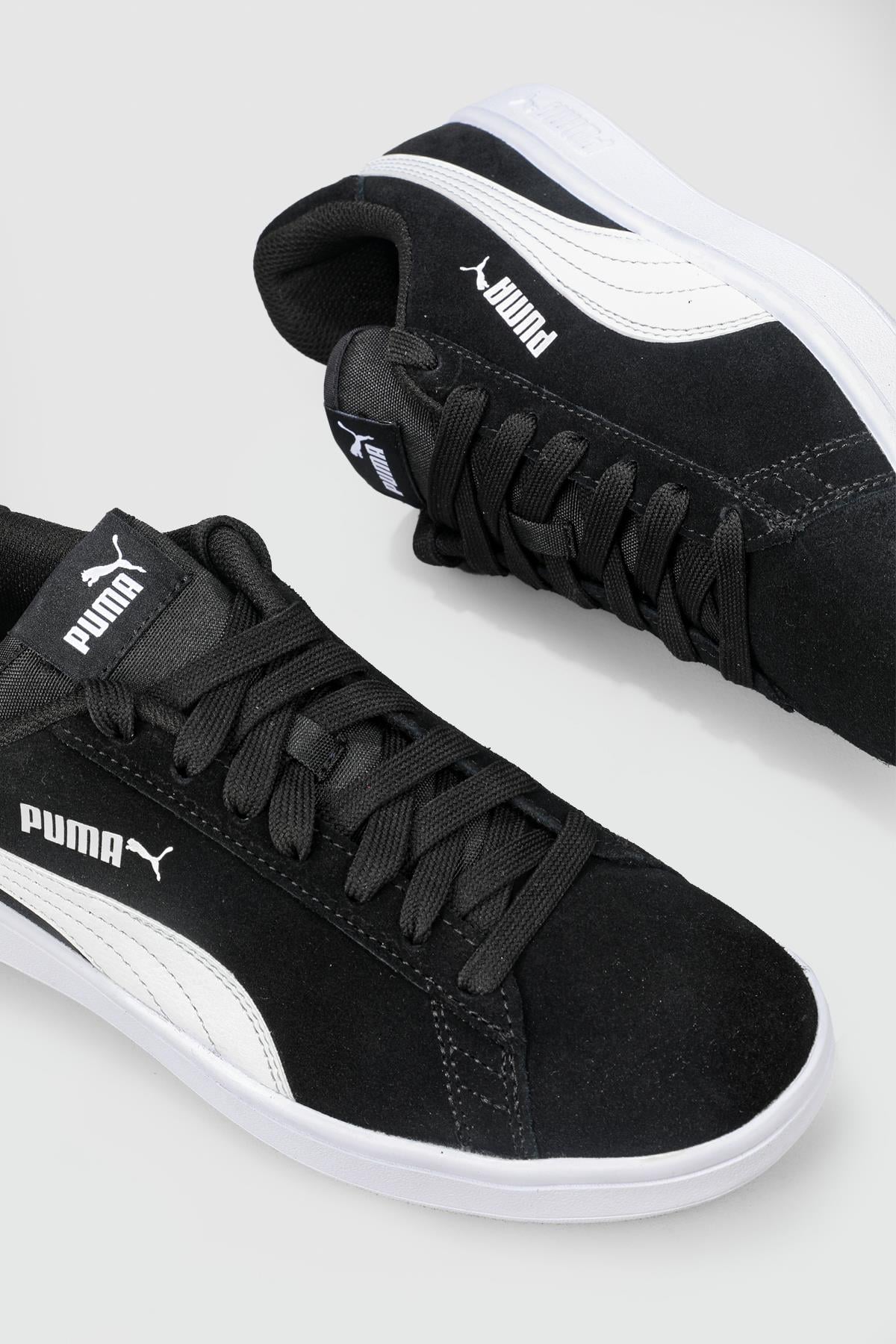 Günlük Koşu Yürüyüş Siyah Beyaz Nubuk Erkek Spor Ayakkabı 364989-01 Erkek Koşu / yürüyüş Puma PUMA 364989-01 SMASH 22K