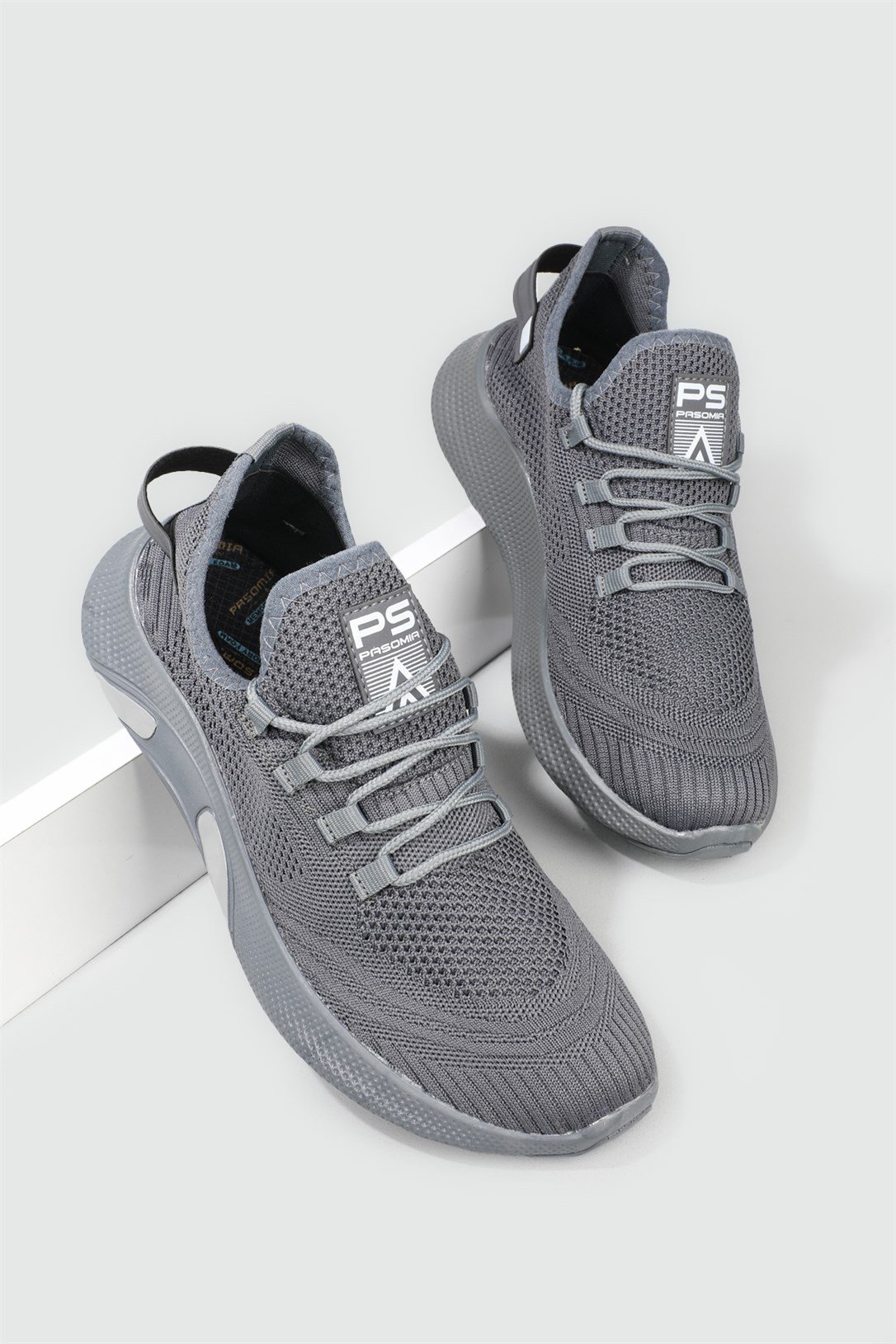 Günlük Nefes Alır Füme Erkek Spor Ayakkabı 062 Erkek Günlük Spor Ayakkabı PASOMIA PASOMİA 062 MER TRİKO SPOR
