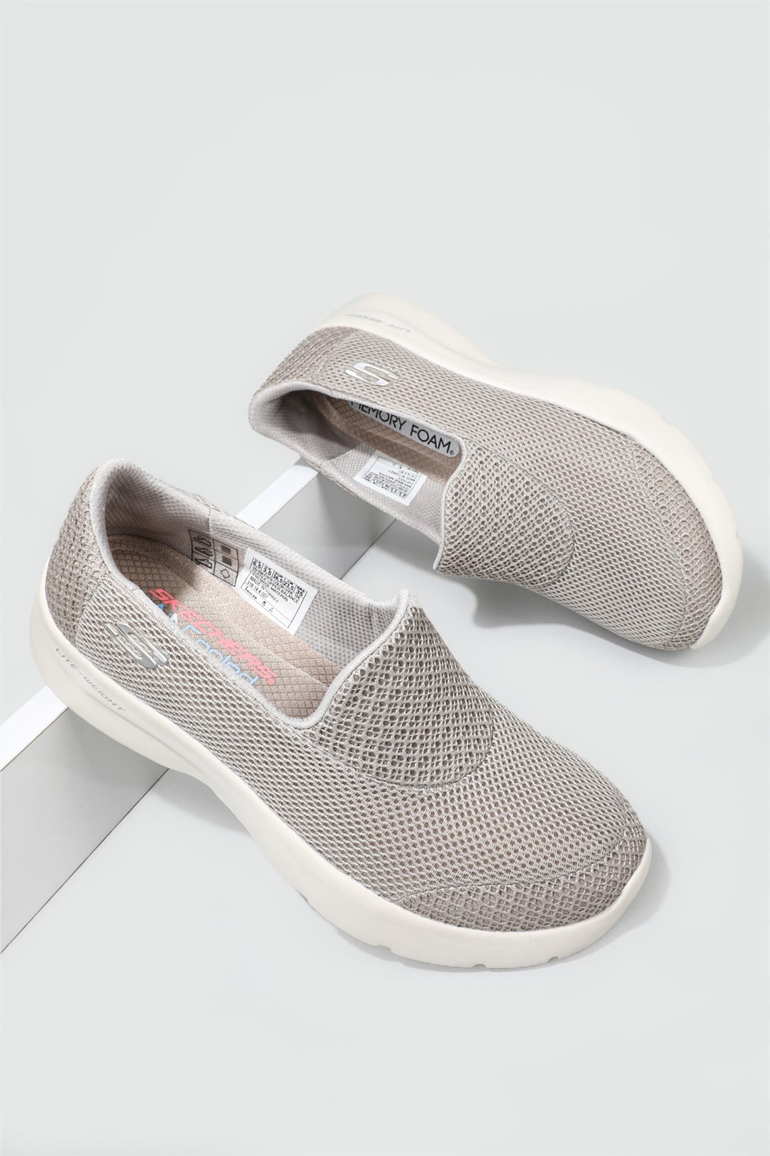 Günlük Nefes Alır Gri Kadın Spor Ayakkabı 896119 Kadın Günlük Spor Ayakkabı Skechers SKECHERS 896119 DYNAMIGHT ZEN