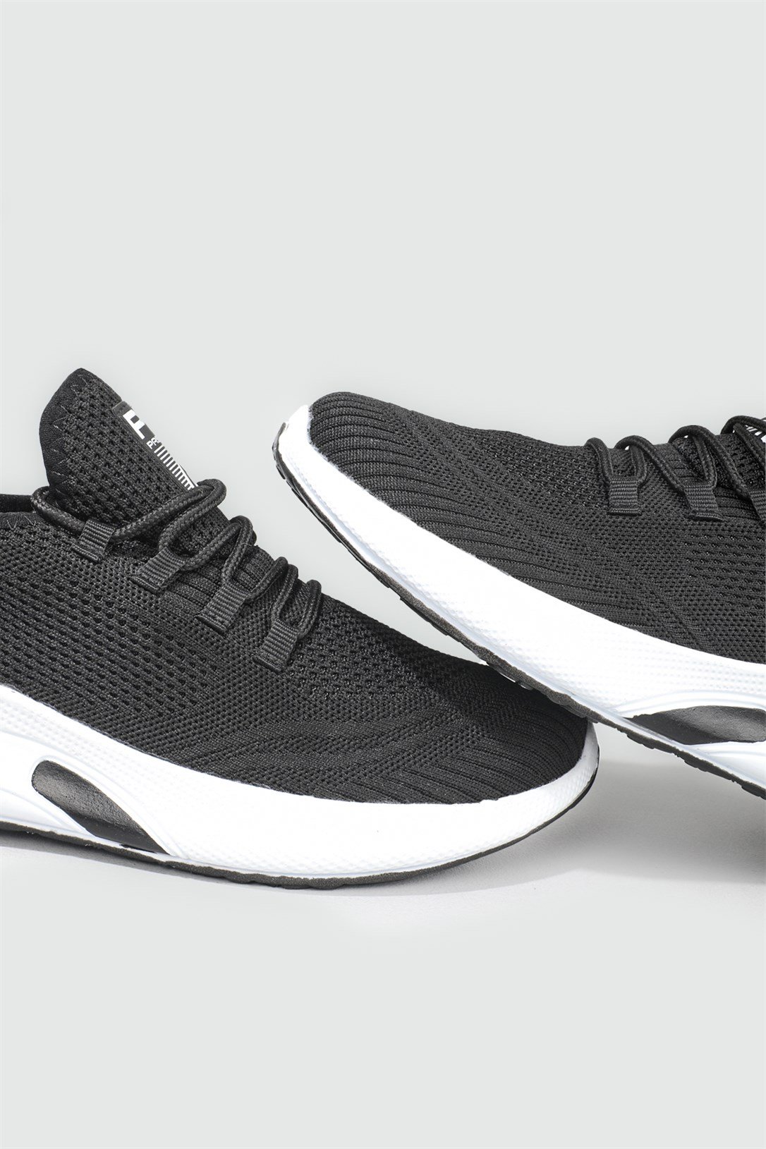 Günlük Nefes Alır Siyah Beyaz Erkek Spor Ayakkabı 062 Erkek Günlük Spor Ayakkabı PASOMIA PASOMİA 062 MER TRİKO SPOR