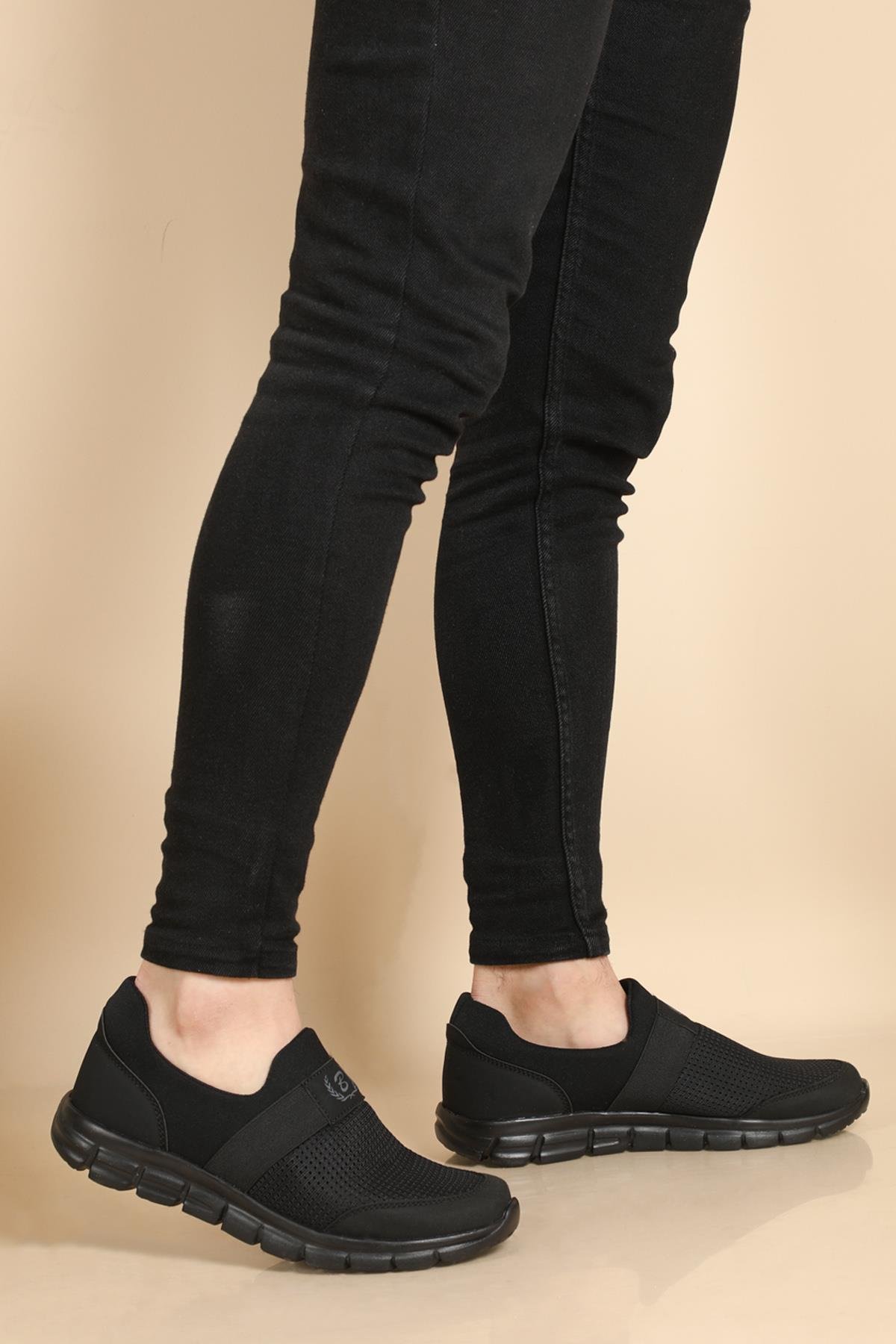 Günlük Nefes Alır Sıyah Erkek Spor Ayakkabı 527 Erkek Günlük Spor Ayakkabı BLACK SEA BLACK SEA 527 MER AQUA SPOR