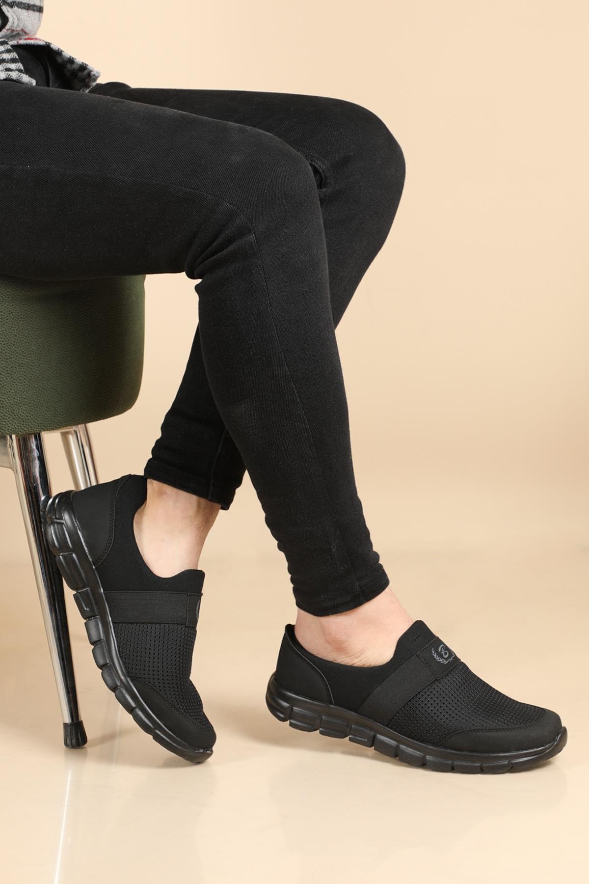 Günlük Nefes Alır Sıyah Erkek Spor Ayakkabı 527 Erkek Günlük Spor Ayakkabı BLACK SEA BLACK SEA 527 MER AQUA SPOR