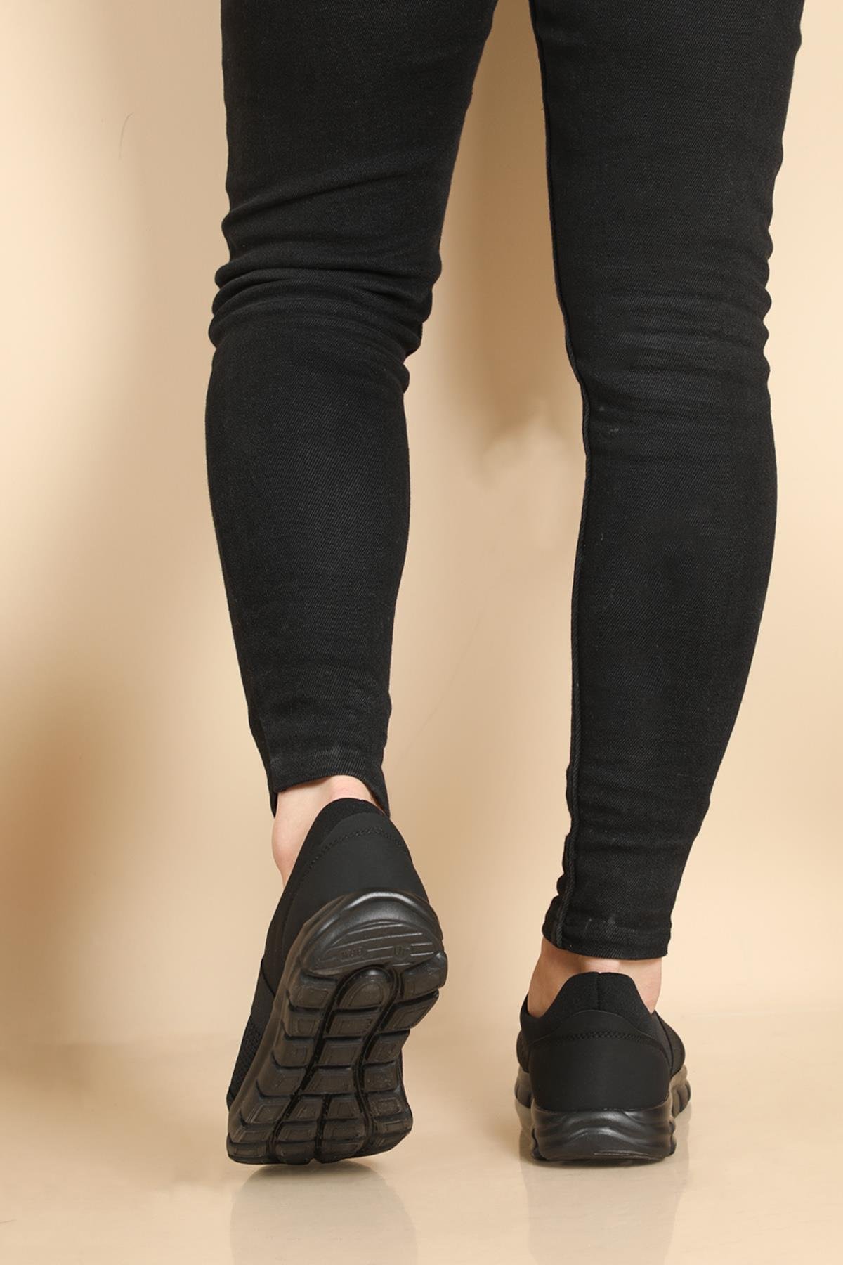 Günlük Nefes Alır Sıyah Erkek Spor Ayakkabı 527 Erkek Günlük Spor Ayakkabı BLACK SEA BLACK SEA 527 MER AQUA SPOR