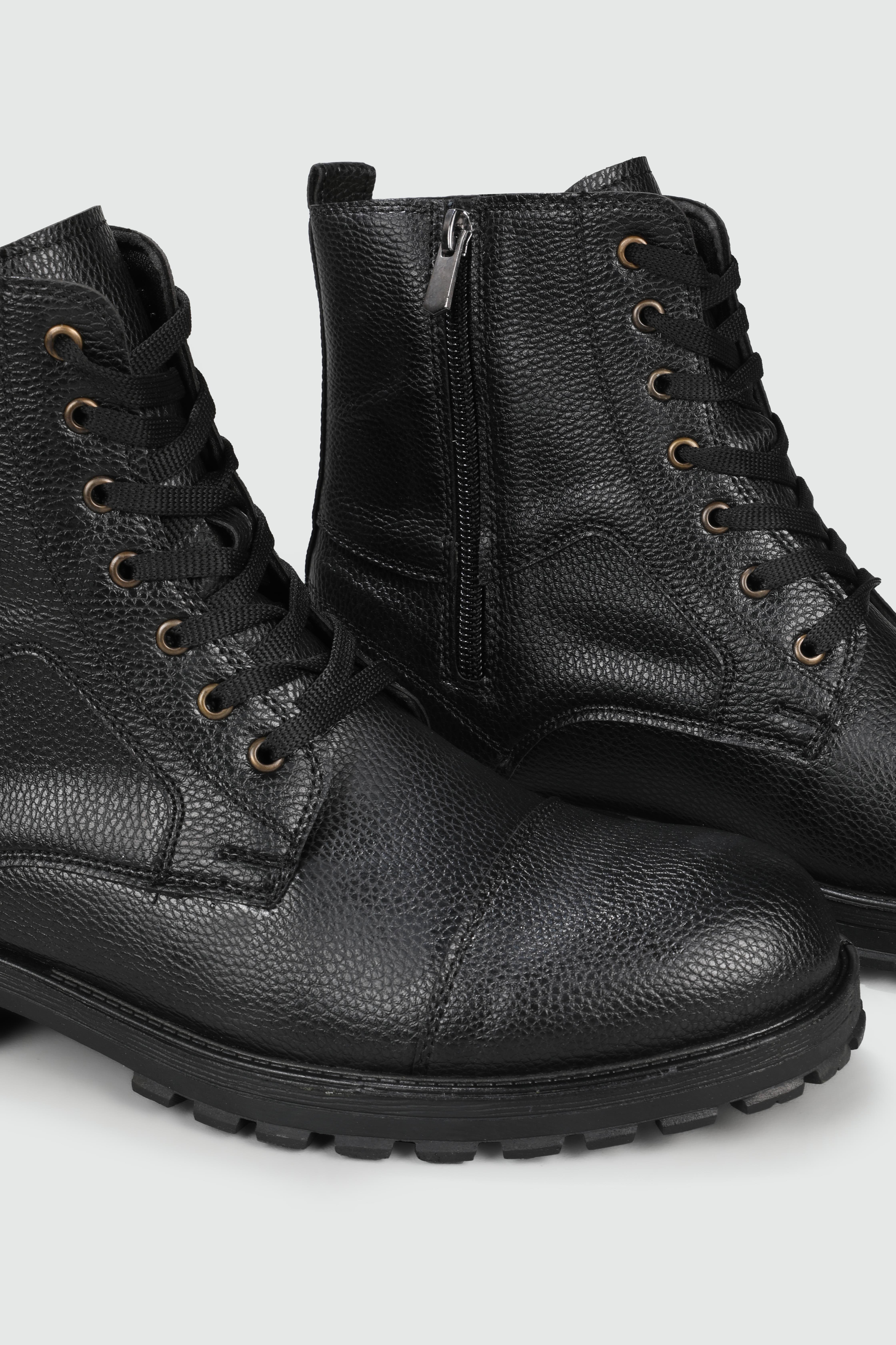 Günlük Postal Siyah Erkek Bot ÇAVUŞ Erkek Günlük Confort Bot Ayakkabı City BOOTS ÇAVUŞ MER BOT