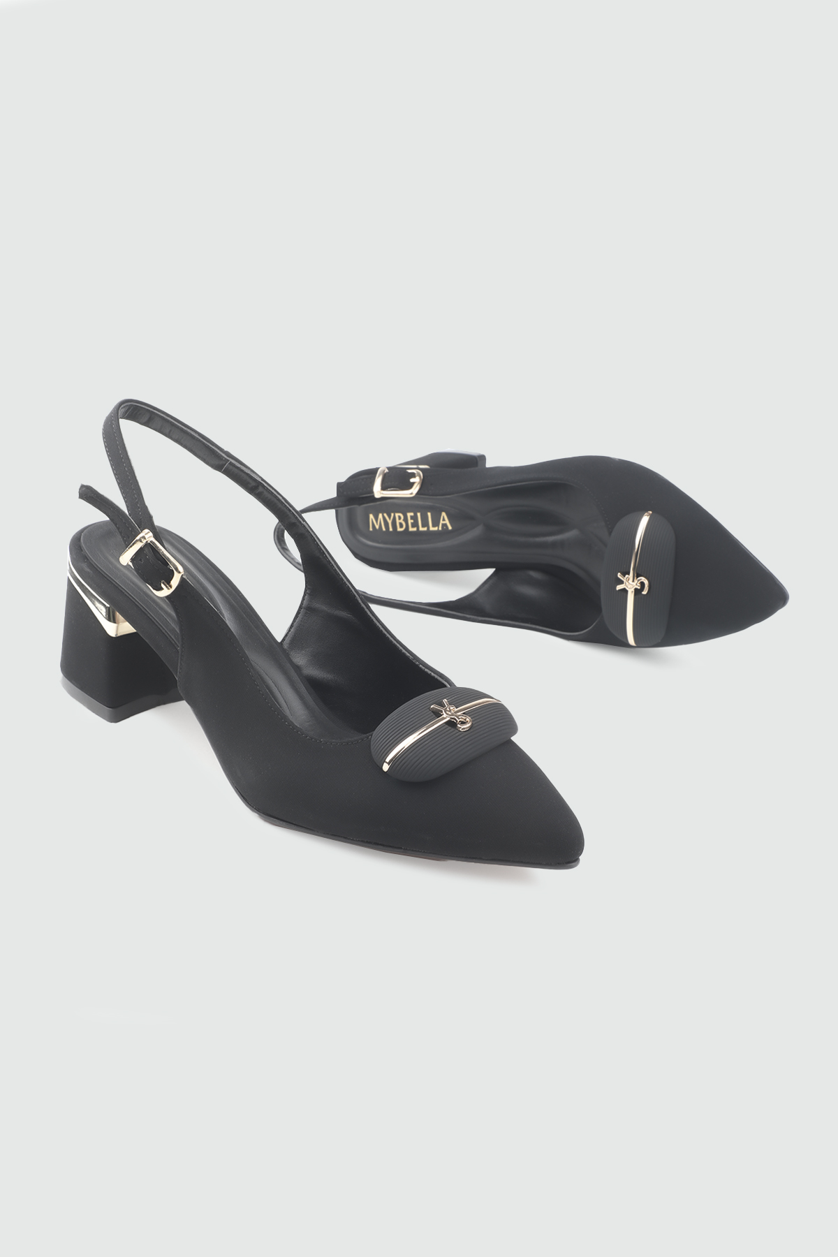 Günlük Rahat 3 cm Topuklu Siyah Zara Kadın Ayakkabı BYZ-101-1 Kadın Alçak Topuklu MyBella MY BELLA BYZ-146 Kadın 26Y