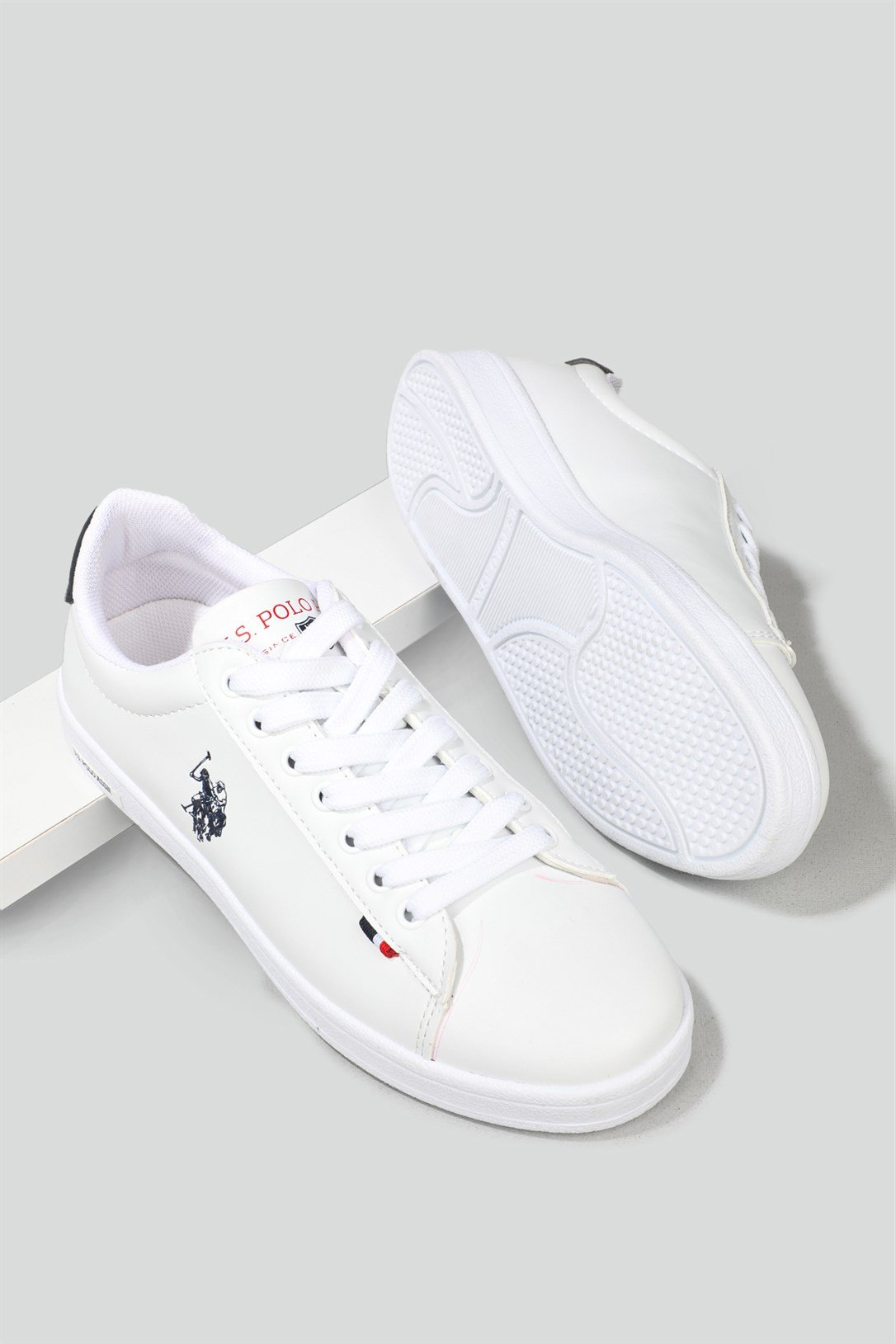 Günlük Rahat Bağcıklı Siyah Kırmızı Unisex Spor Ayakkabı FRANCO Unisex Günlük Spor Ayakkabı U.S Polo U.S POLO FRANCO 2FX 22Y