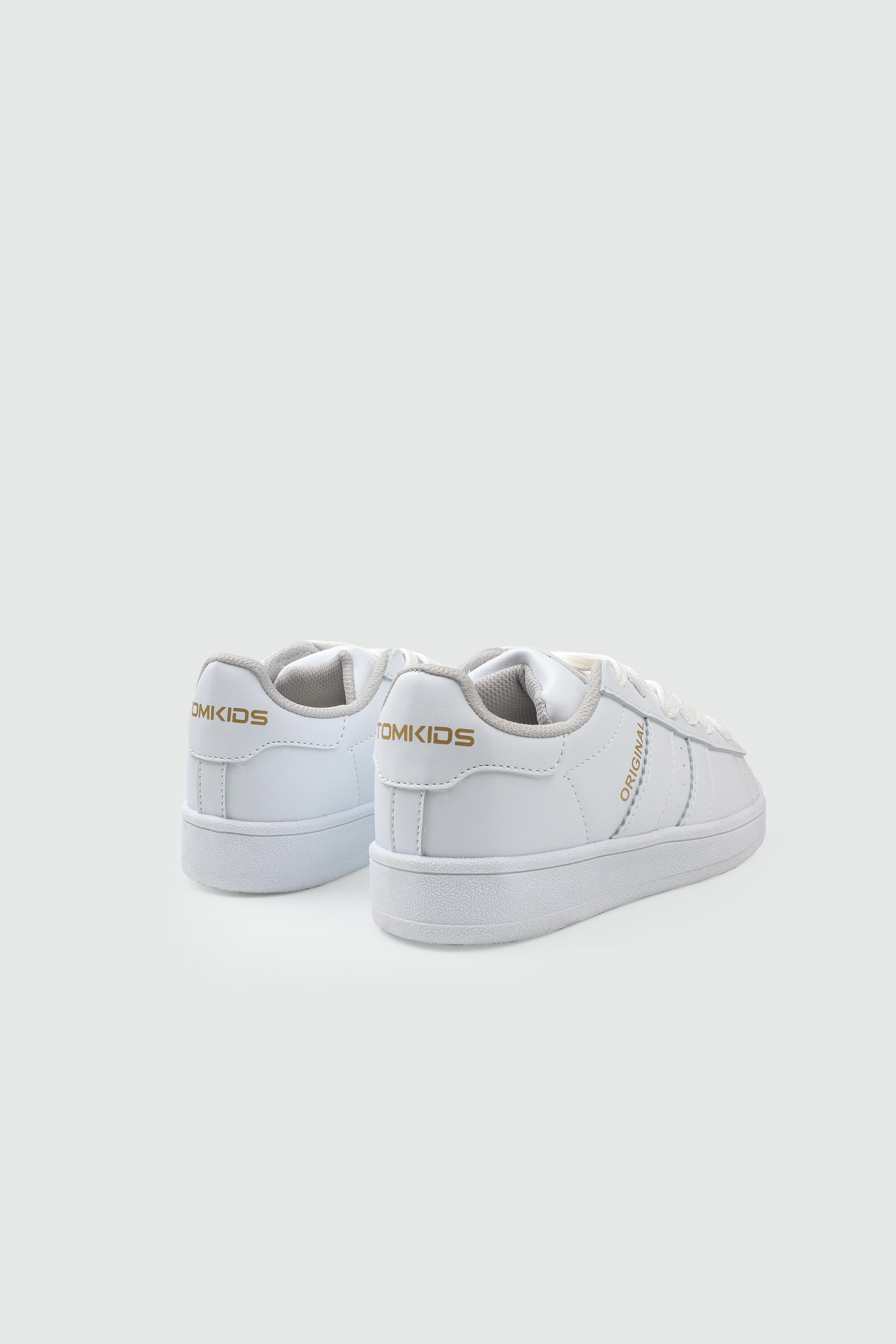 Günlük Rahat Cırtlı Bağcıklı Beyaz Çocuk Ayakkabı TOM KİDS 5023 Çocuk Günlük Ayakkabı Tom Kids Tom Kids 5023 FİLET 25Y