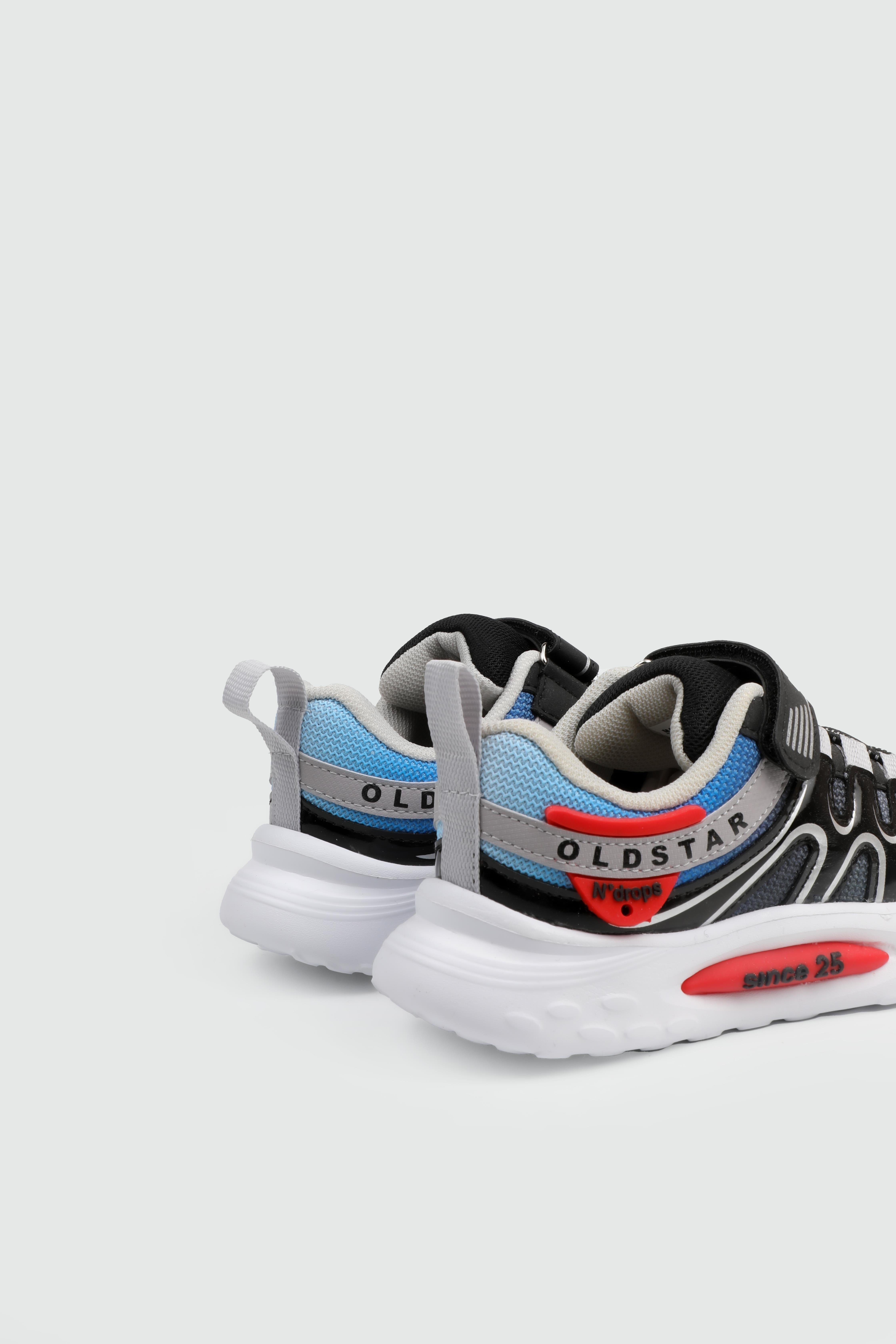 Günlük Rahat Kaymaz Taban Spor Siyah Beyaz Çocuk Spor Ayakkabı NDROPS 020 Çocuk Günlük Spor Ayakkabı NDROPS NDROPS 020 Anoraklı Filet 25Y