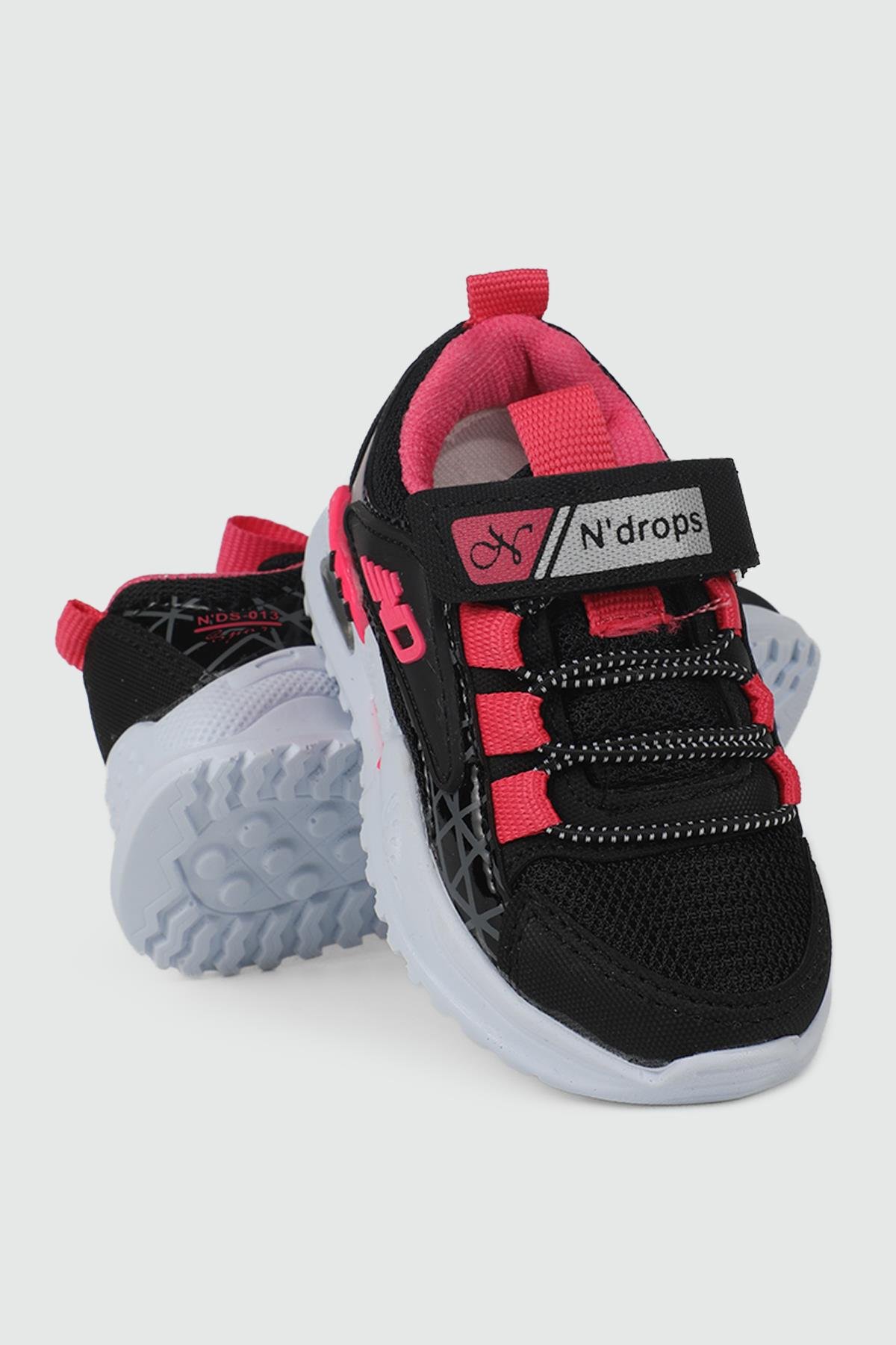 Günlük Rahat Kaymaz Taban Spor Siyah Fuji Çocuk Spor Ayakkabı NDRPPS026 Çocuk Günlük Spor Ayakkabı NDROPS NDROPS 026 BEBE 24Y