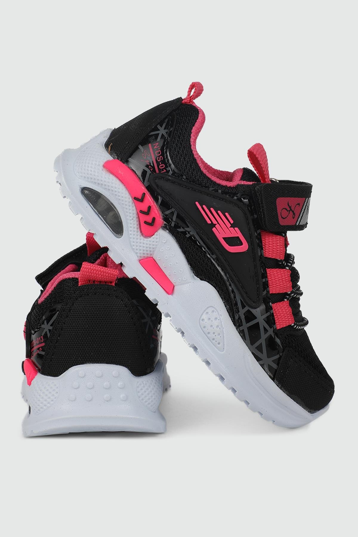 Günlük Rahat Kaymaz Taban Spor Siyah Fuji Çocuk Spor Ayakkabı NDRPPS026 Çocuk Günlük Spor Ayakkabı NDROPS NDROPS 026 BEBE 24Y