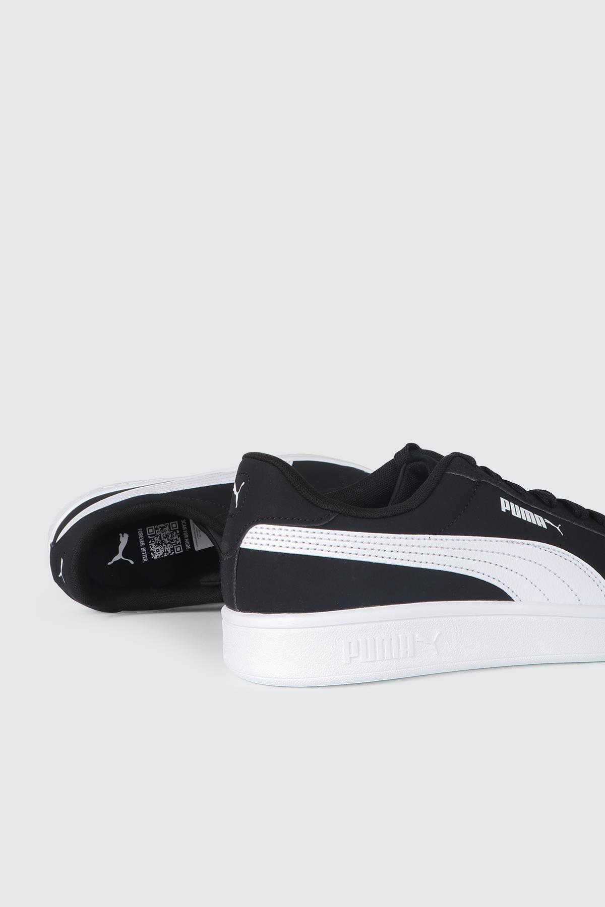 Günlük Rahat Koşu Yürüyüş Siyah Beyaz Erkek Spor Ayakkabı 392336-01 Erkek Koşu / yürüyüş Puma PUMA 392336-01 SMASH Erkek