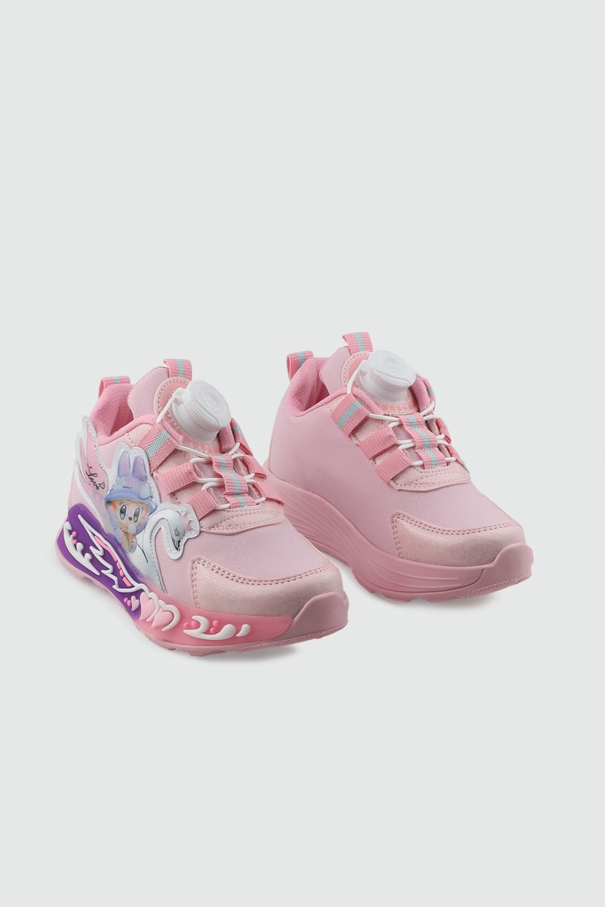 Günlük Rahat Pembe Çocuk Spor Ayakkabı YİDO 040 Patik Çocuk Günlük Spor Ayakkabı YİDO YİDO 040 Patik 26K