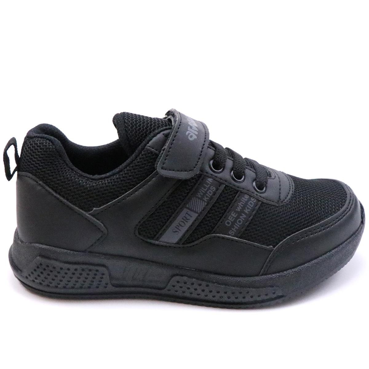 Günlük Rahat Siyah Çocuk Spor Ayakkabı 250 Çocuk Günlük Spor Ayakkabı Arvenzo P-0000000000068
